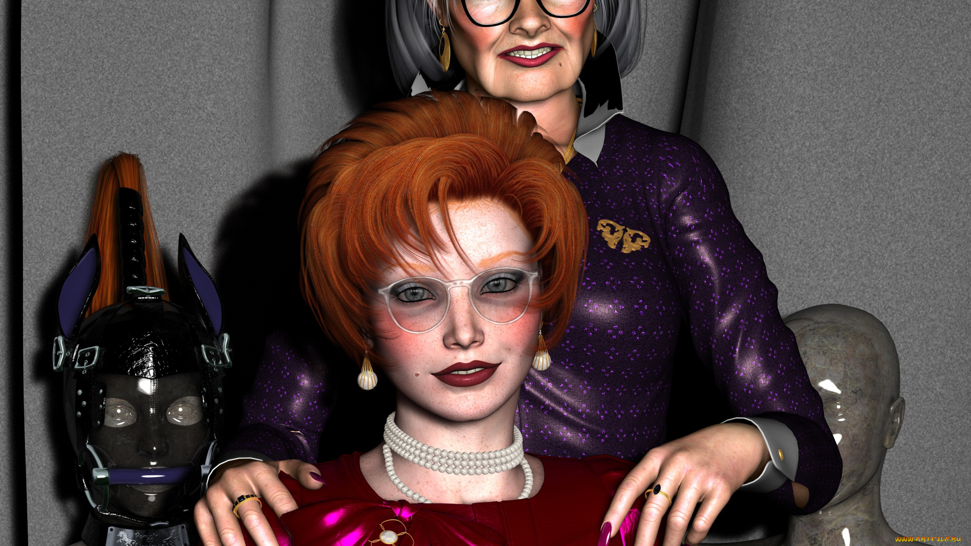 3д, графика, люди, , people, девушка, взгляд, фон