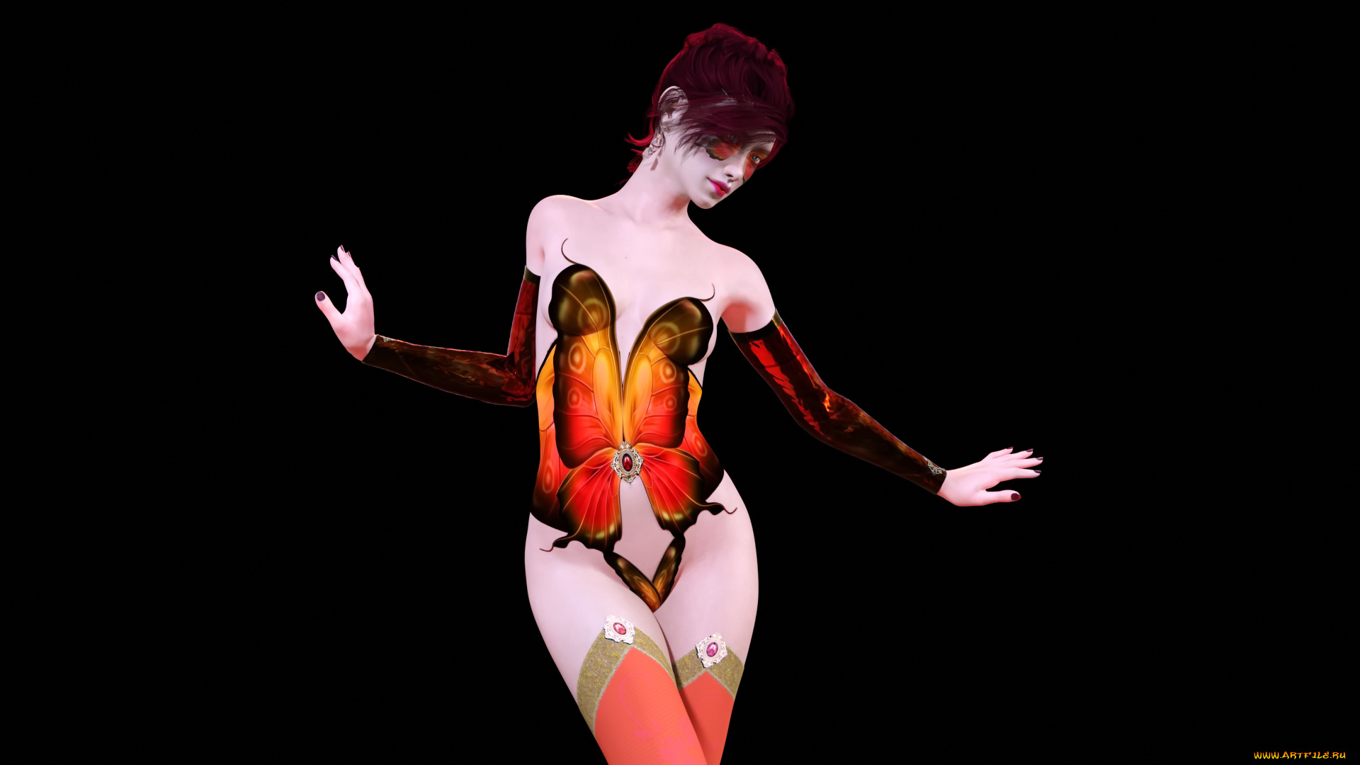 3д, графика, люди, , people, девушка, фон, взгляд