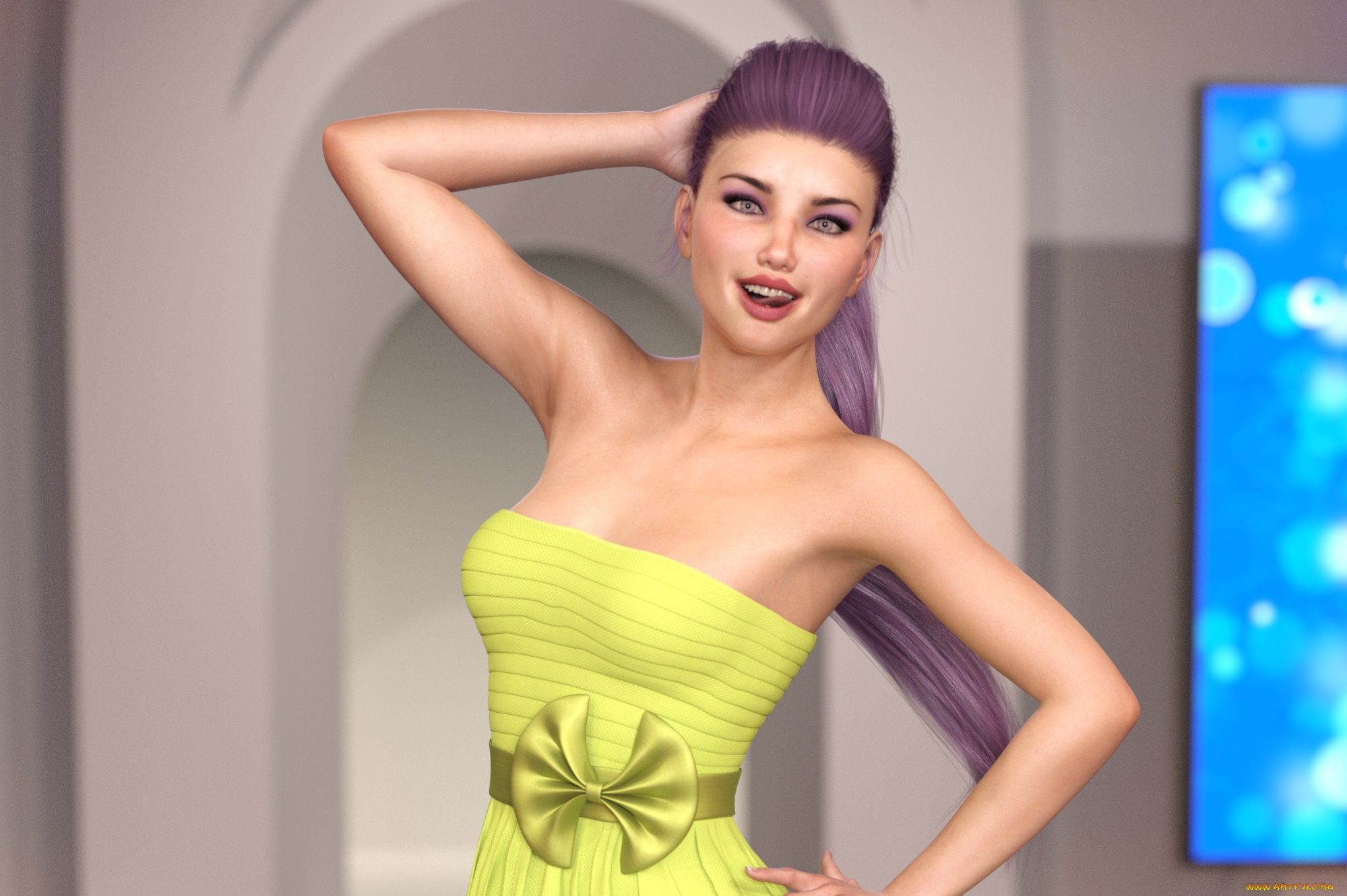 3д, графика, люди, , people, девушка, фон, взгляд