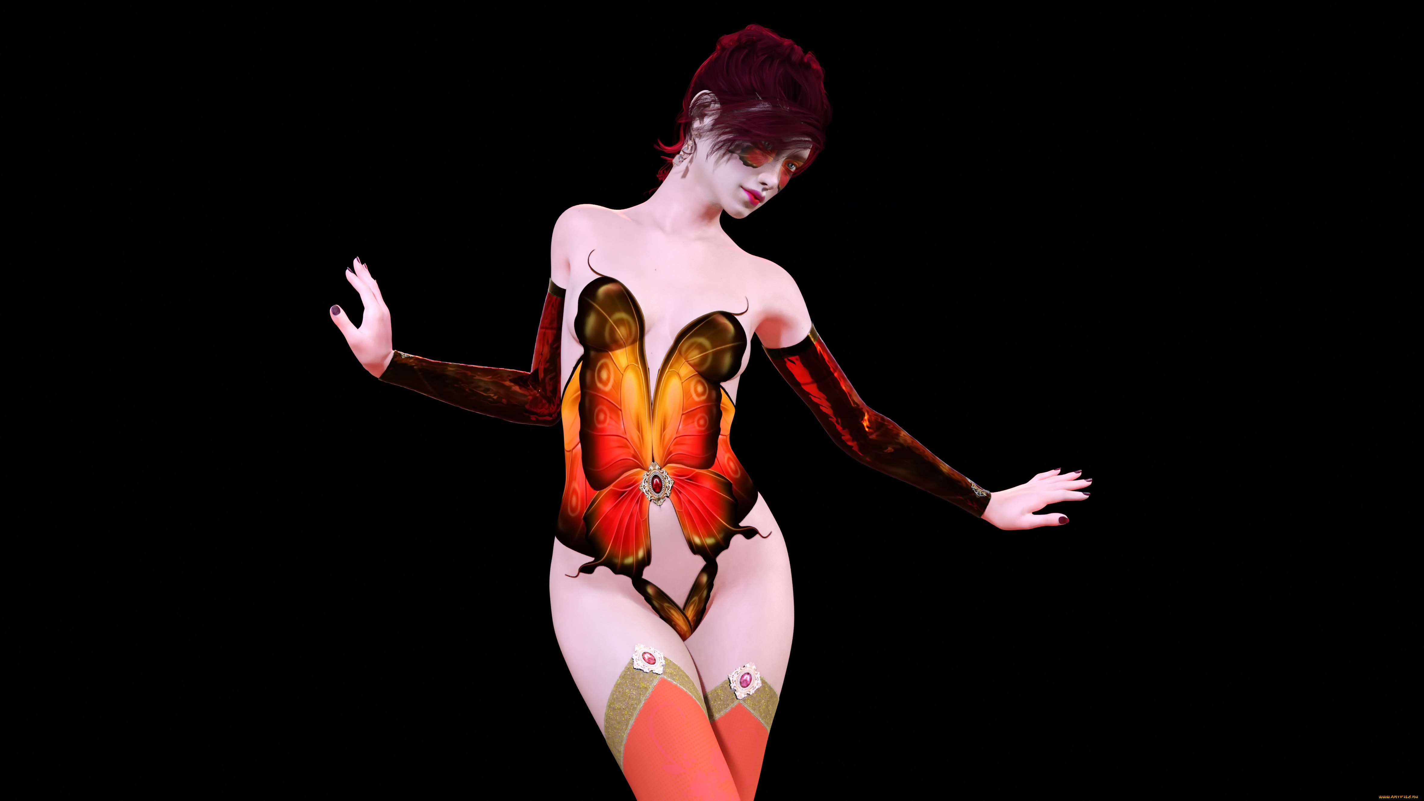 3д, графика, люди, , people, девушка, фон, взгляд