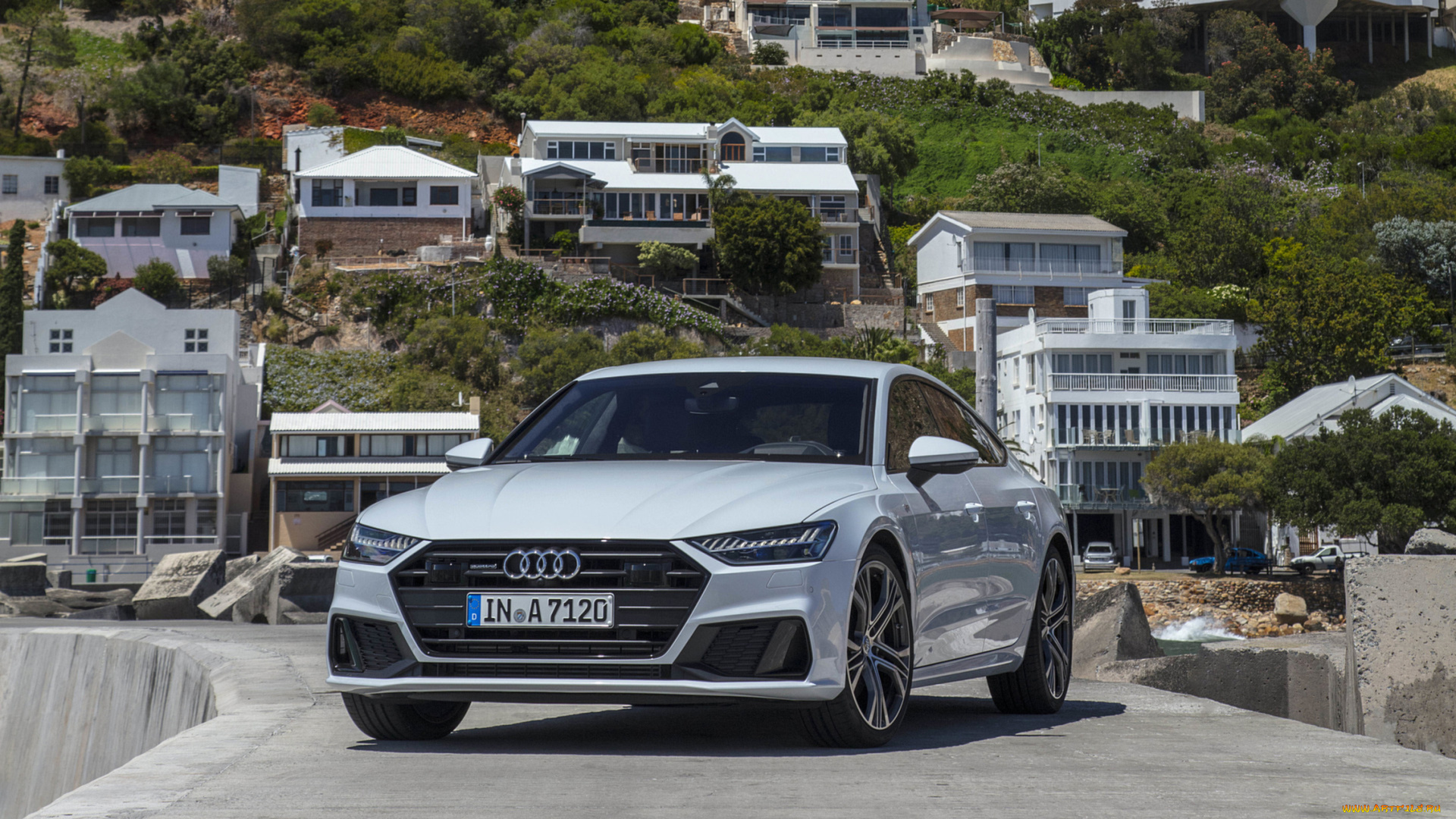 audi, a7, sportback, 2019, автомобили, audi, 2019, sportback, a7, белый