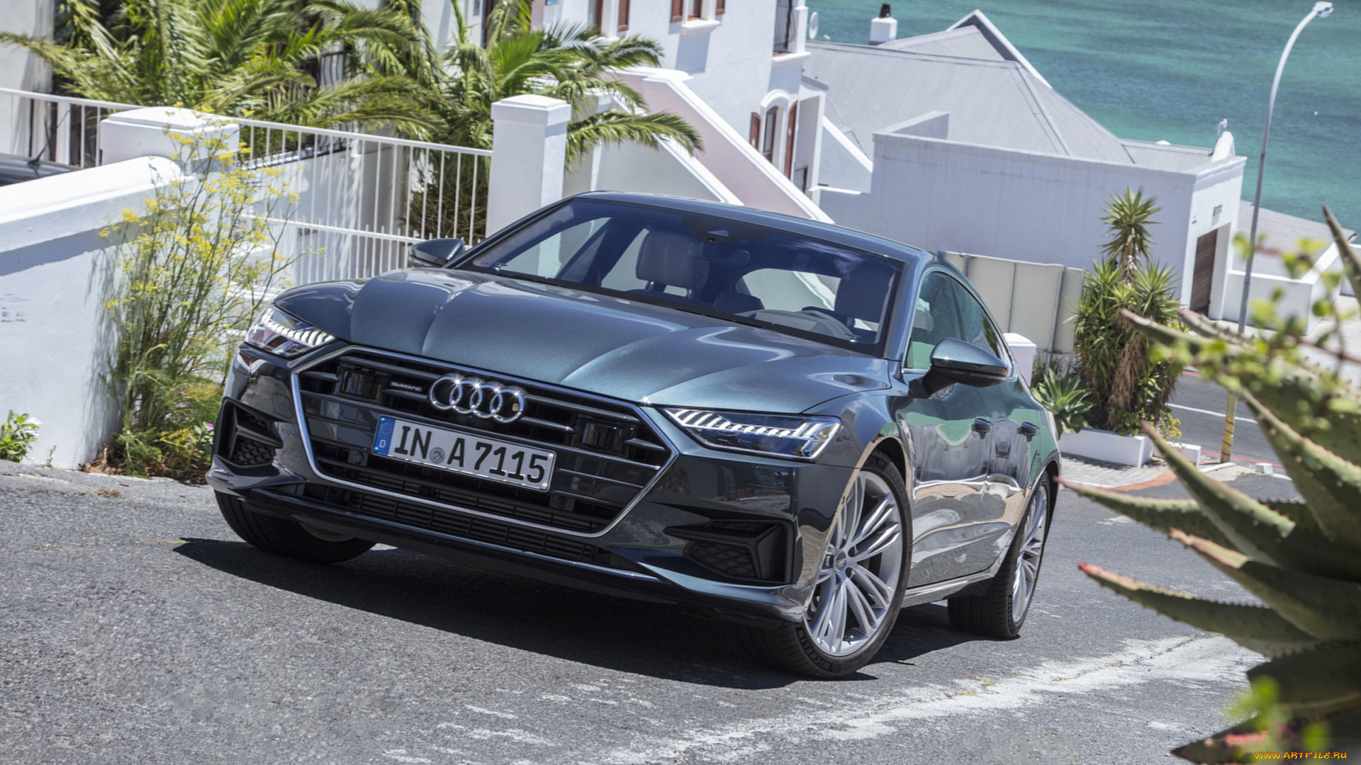 audi, a7, sportback, 2019, автомобили, audi, sportback, a7, чёрный, 2019