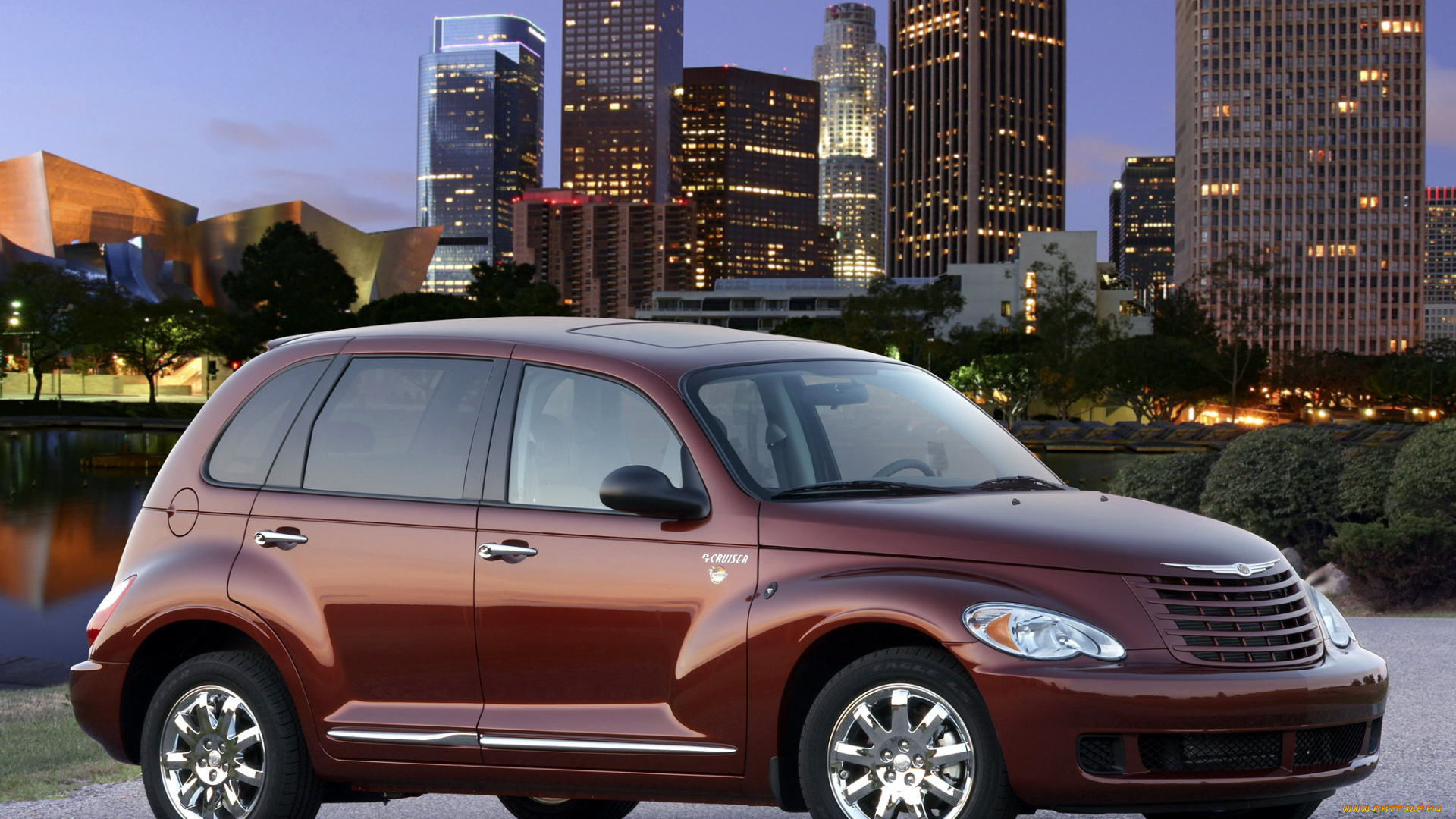 chrysler, street, pt, cruiser, sunset, boulevard, 2008, автомобили, chrysler, street, cruiser, 2008, sunset, boulevard, pt