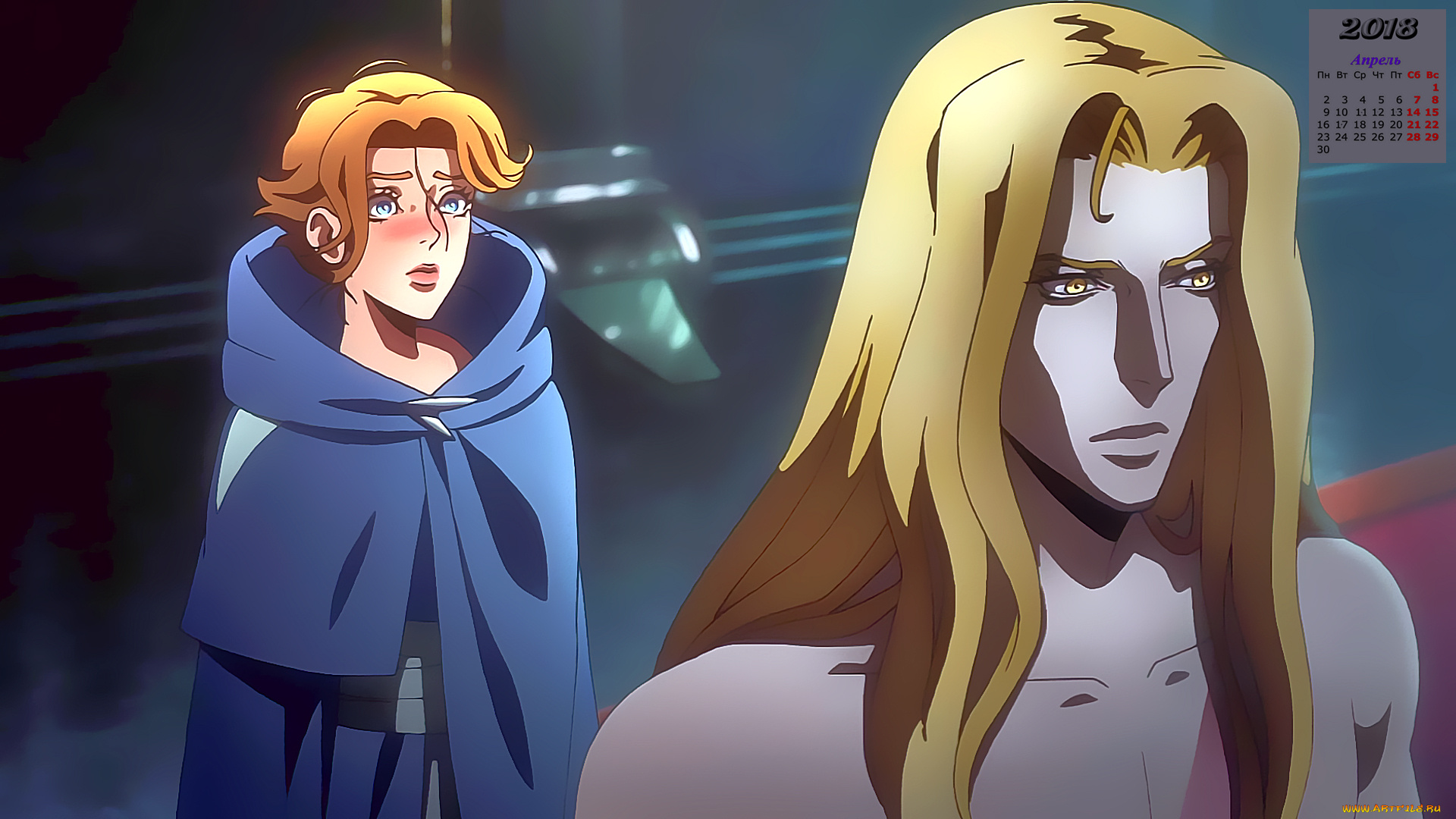 календари, аниме, мужчина, лицо, взгляд, девушка, 2018
