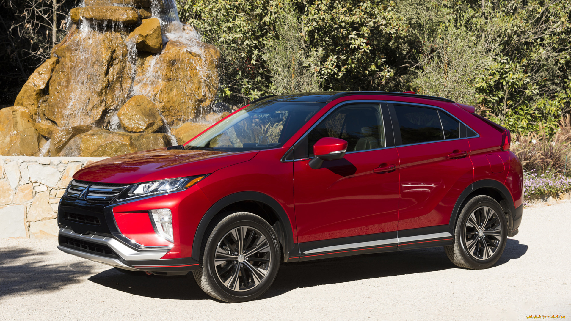 mitsubishi, eclipse, cross, 2018, автомобили, mitsubishi, красный, 2018, cross, eclipse