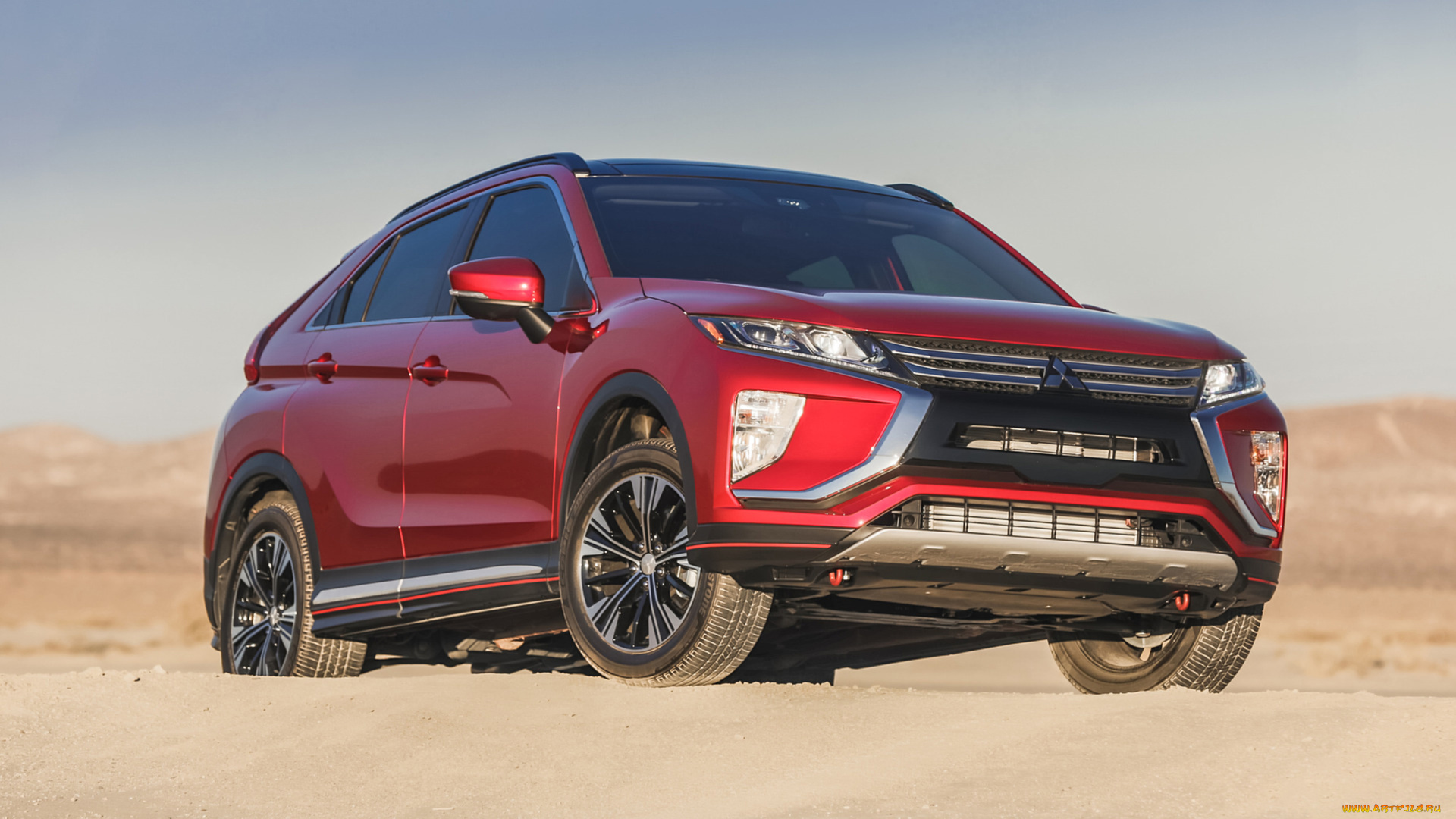 mitsubishi, eclipse, cross, 2018, автомобили, mitsubishi, eclipse, cross, 2018, красный