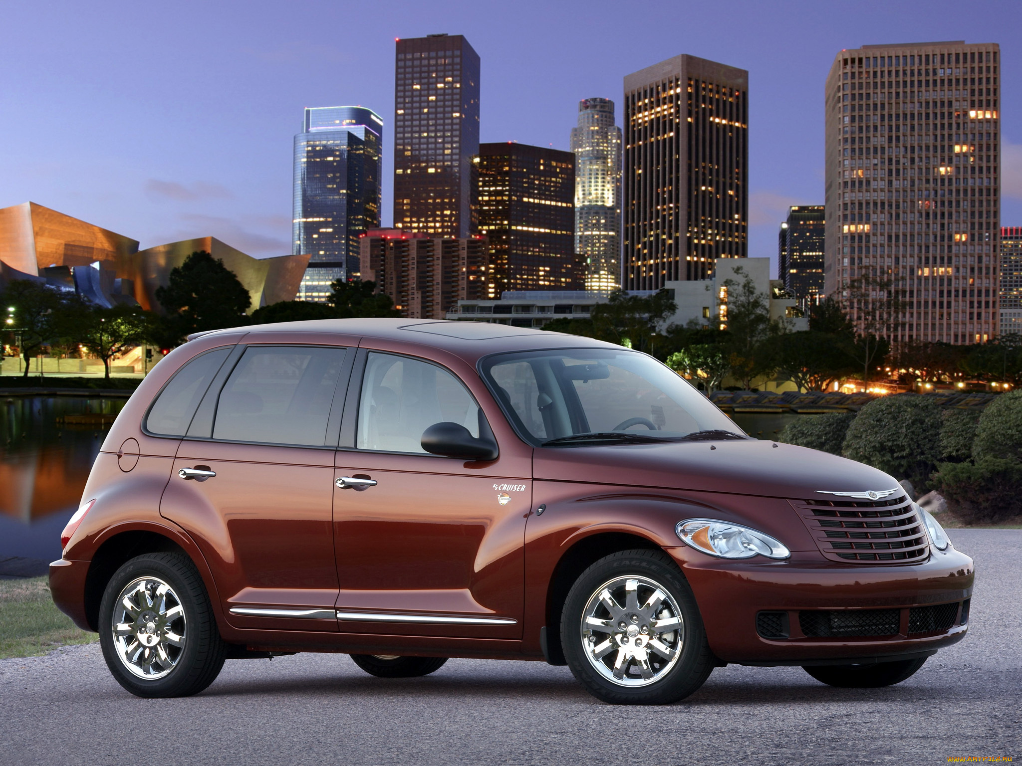 chrysler, street, pt, cruiser, sunset, boulevard, 2008, автомобили, chrysler, street, cruiser, 2008, sunset, boulevard, pt