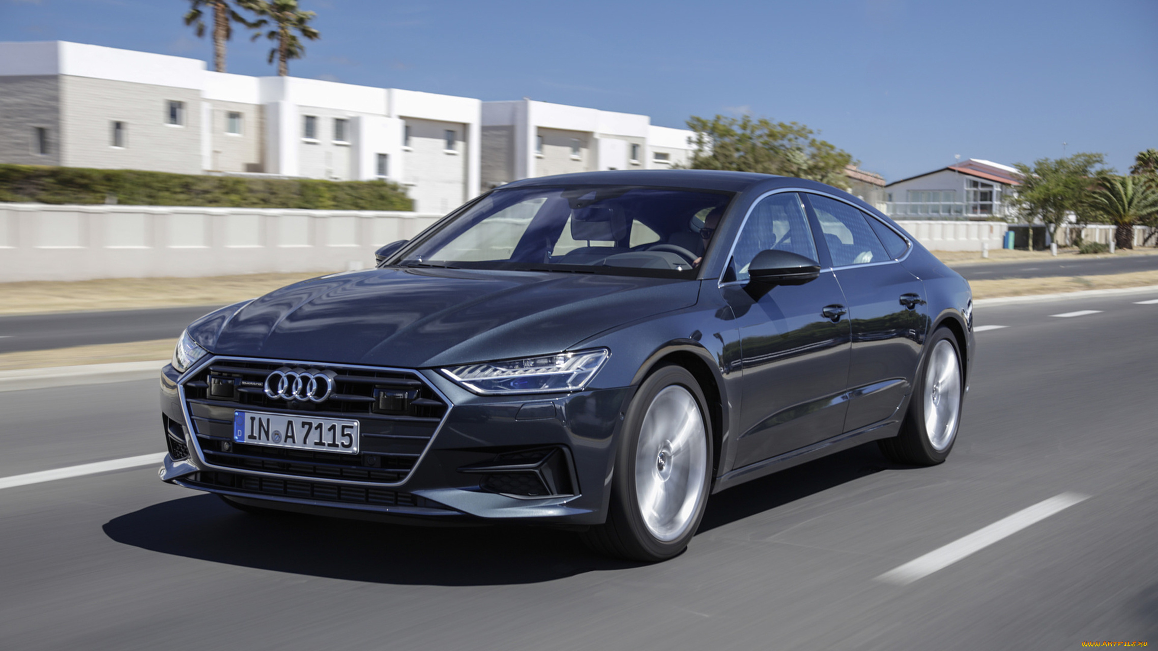 audi, a7, sportback, 2019, автомобили, audi, 2019, sportback, a7, чёрный