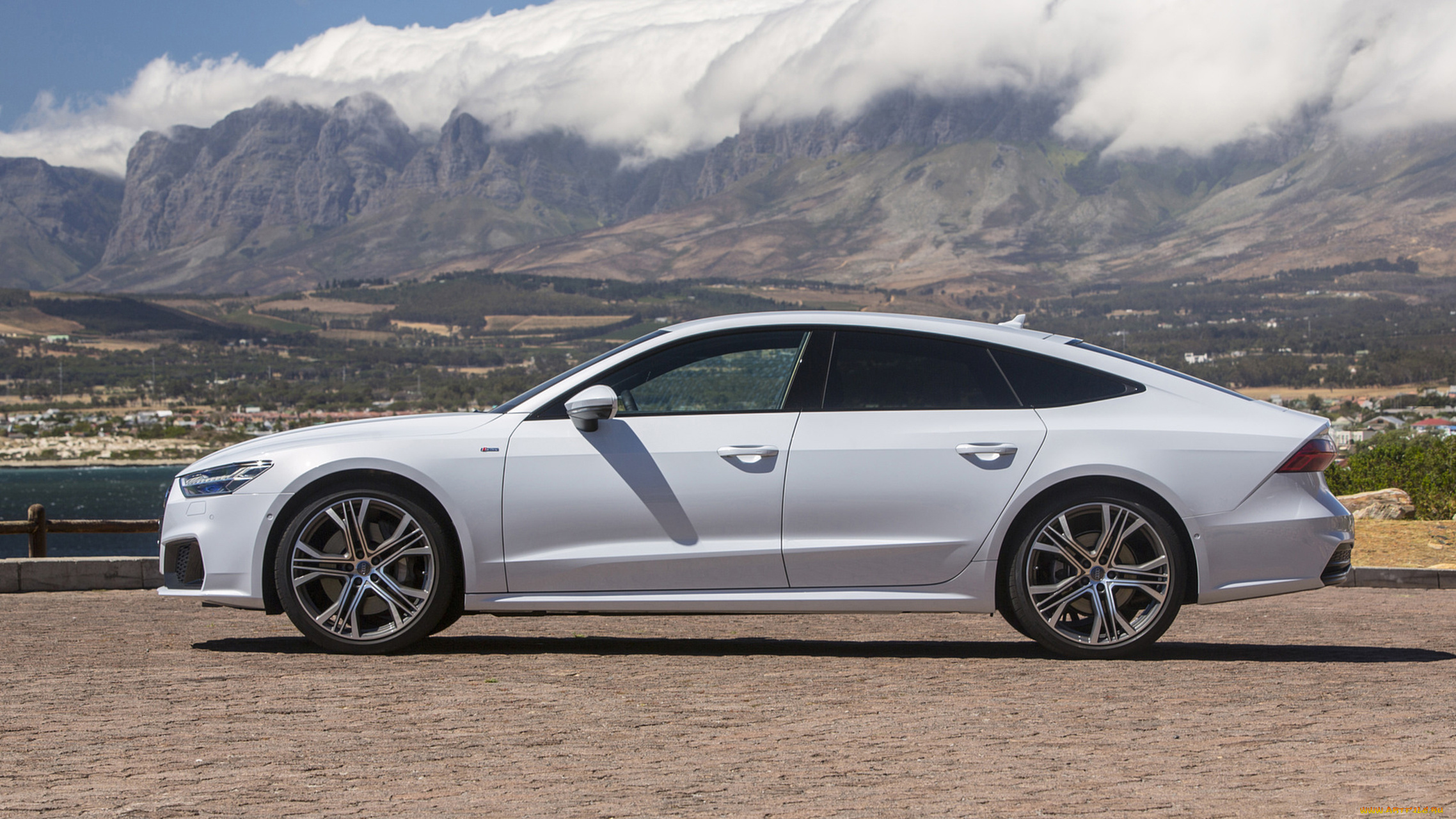 audi, a7, sportback, 2019, автомобили, audi, белый, sportback, 2019, a7