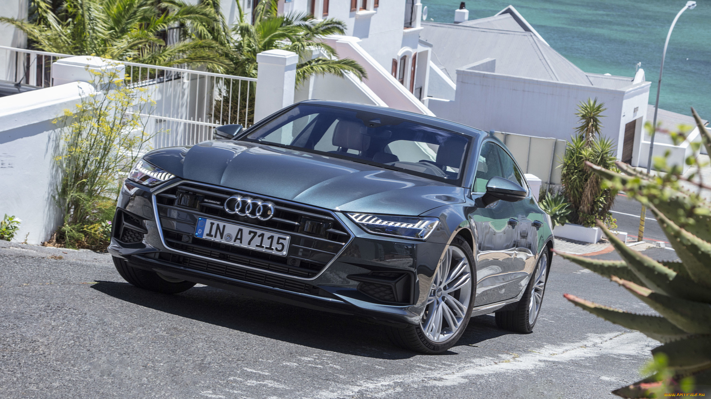 audi, a7, sportback, 2019, автомобили, audi, sportback, a7, чёрный, 2019