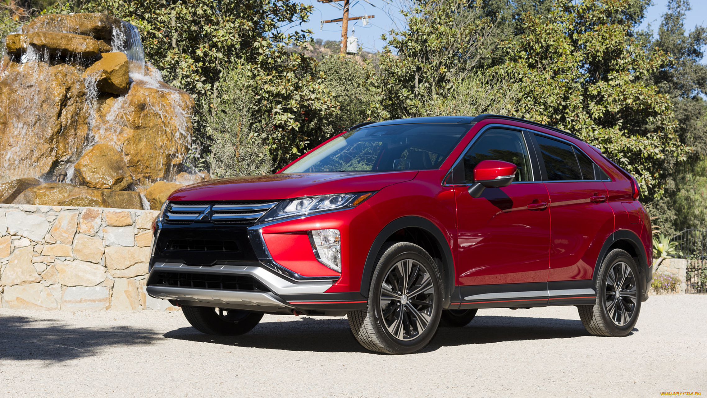 mitsubishi, eclipse, cross, 2018, автомобили, mitsubishi, красный, 2018, cross, eclipse