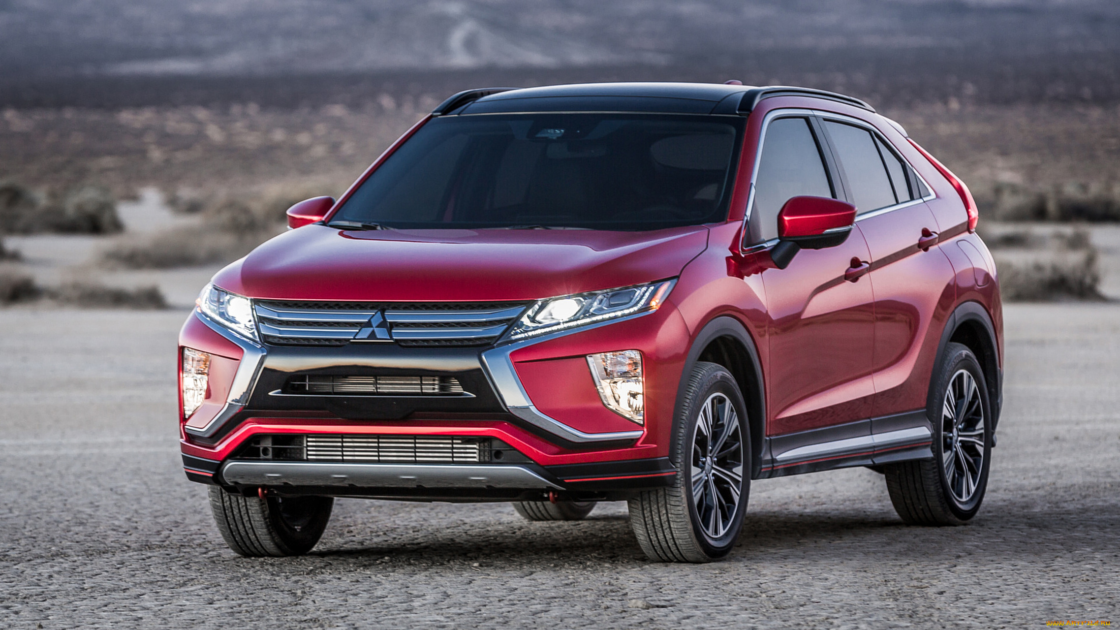 mitsubishi, eclipse, cross, 2018, автомобили, mitsubishi, красный, 2018, cross, eclipse
