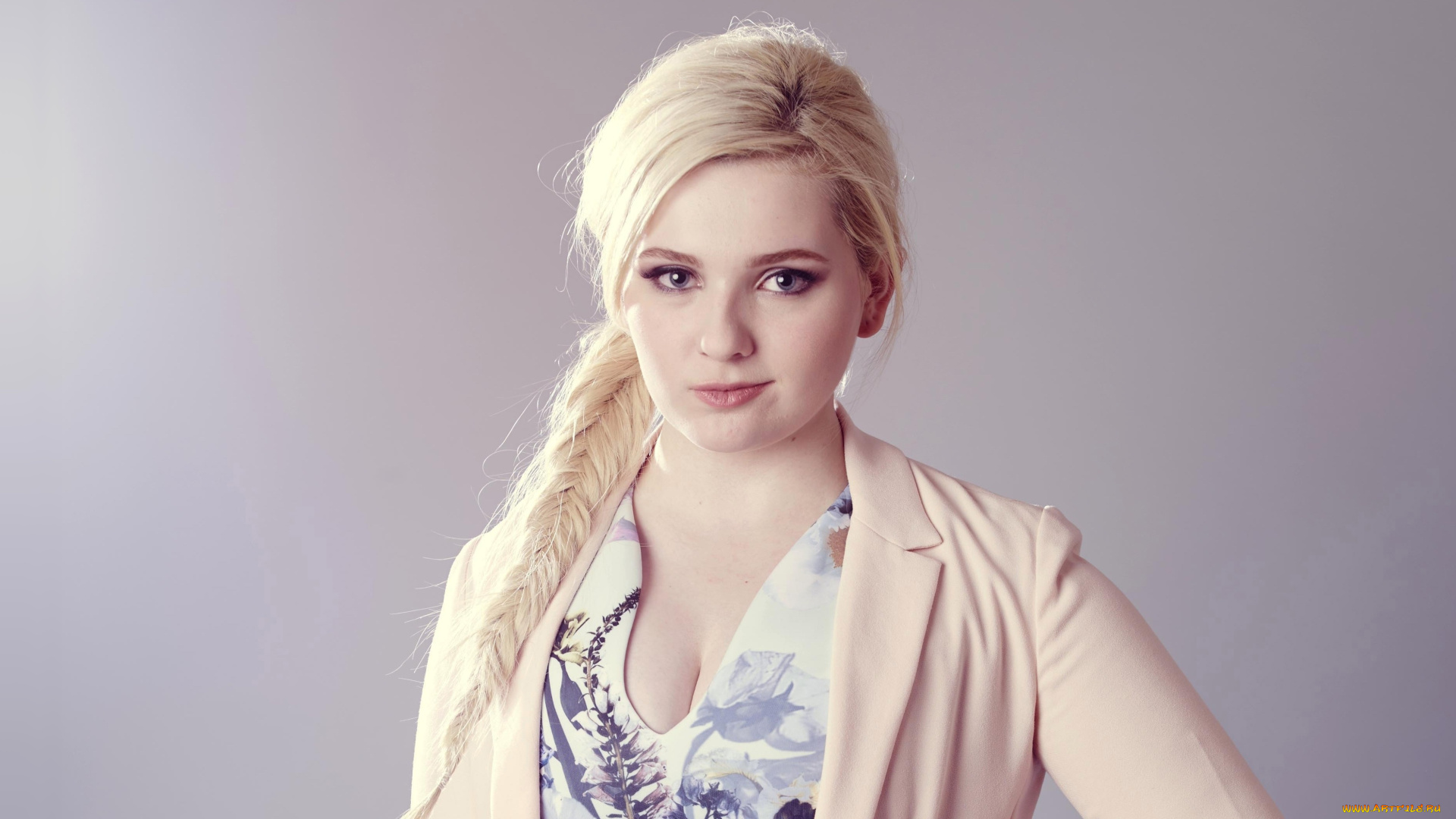 девушки, -unsort, , блондинки, , светловолосые, декольте, жакет, коса, блондинка, abigail, breslin