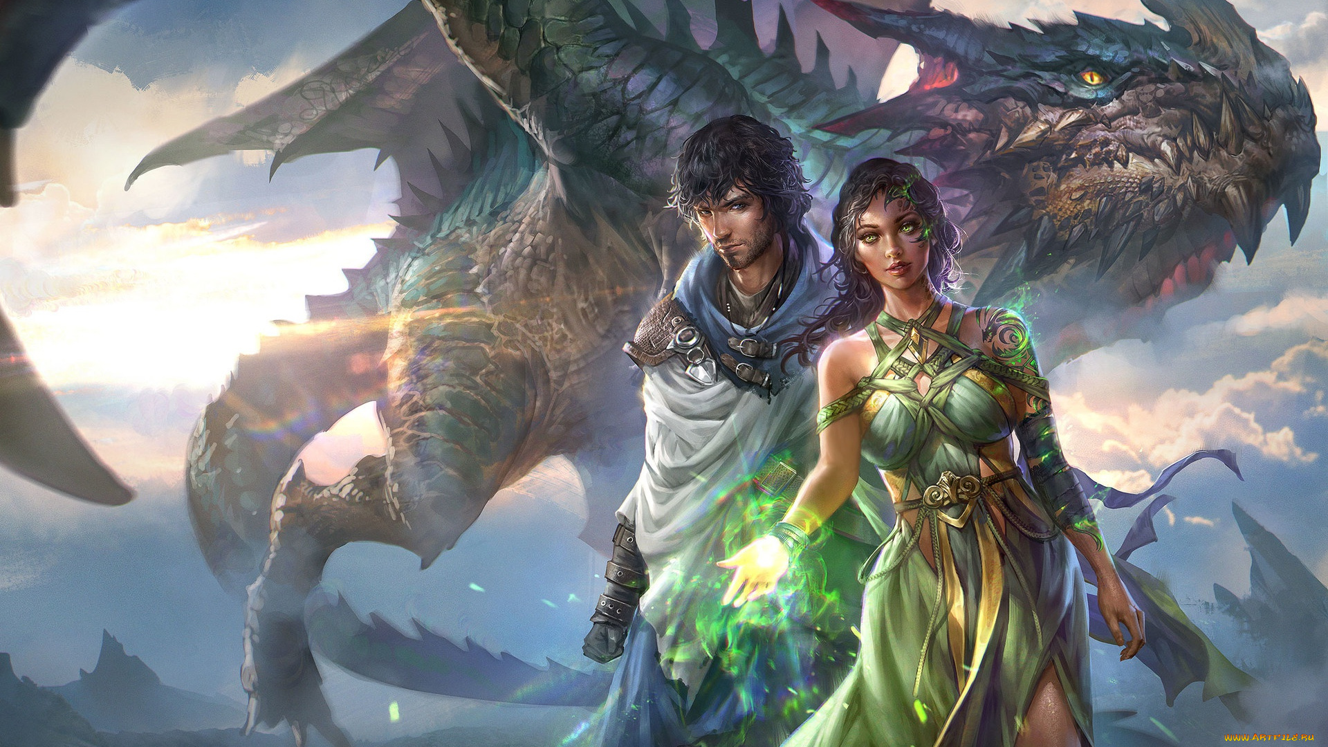 фэнтези, драконы, book, cover, 3