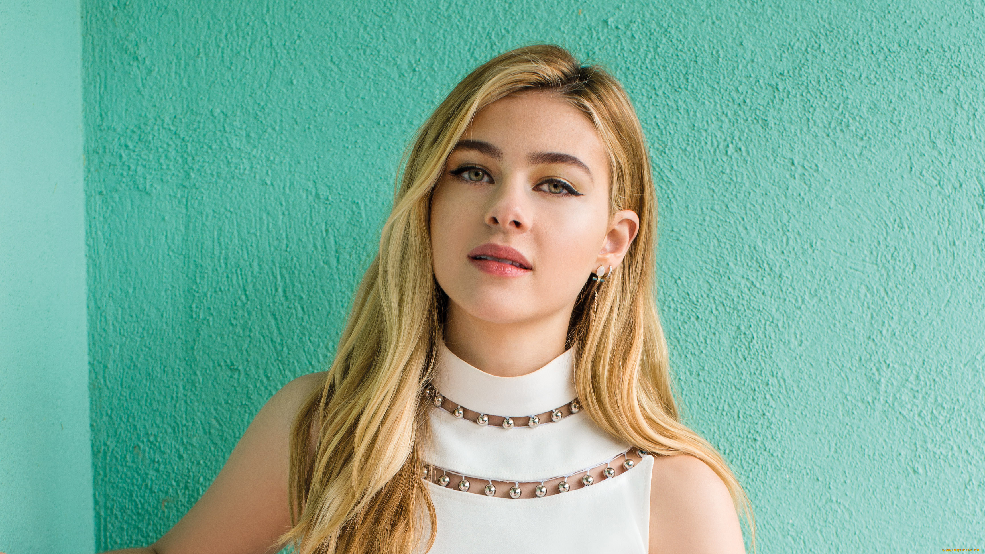 девушки, nicola, peltz, блондинка, лицо, топ