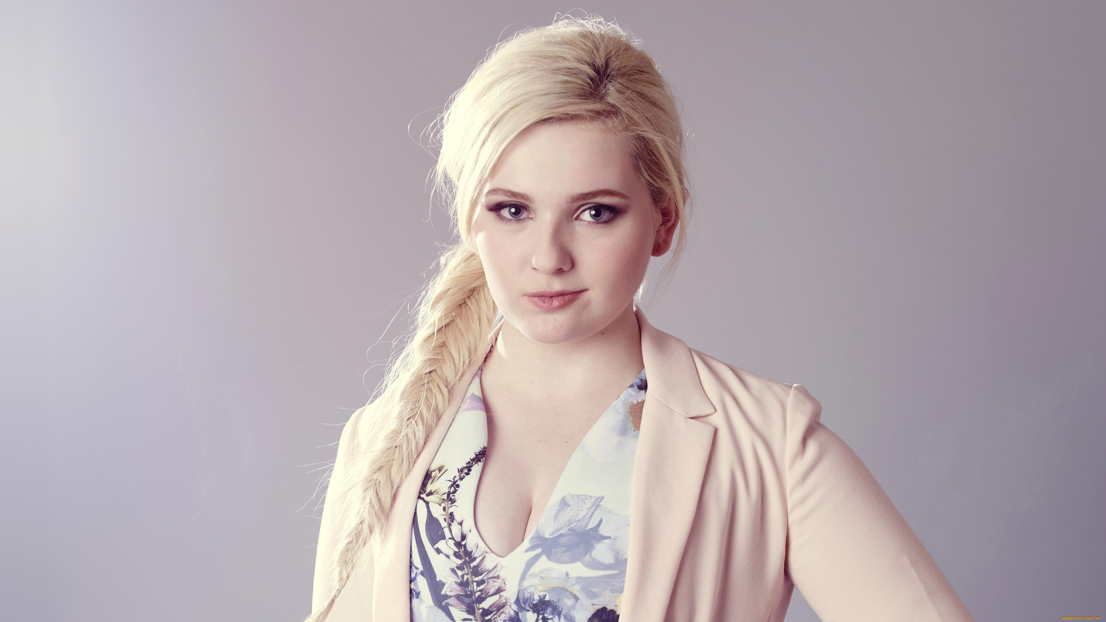 девушки, -unsort, , блондинки, , светловолосые, декольте, жакет, коса, блондинка, abigail, breslin