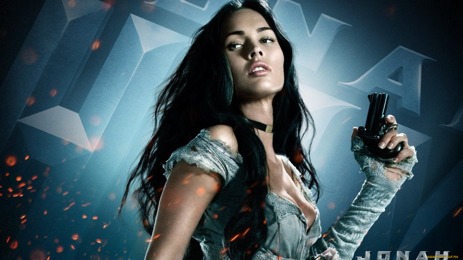 кино, фильмы, jonah, hex, пистолет, девушка