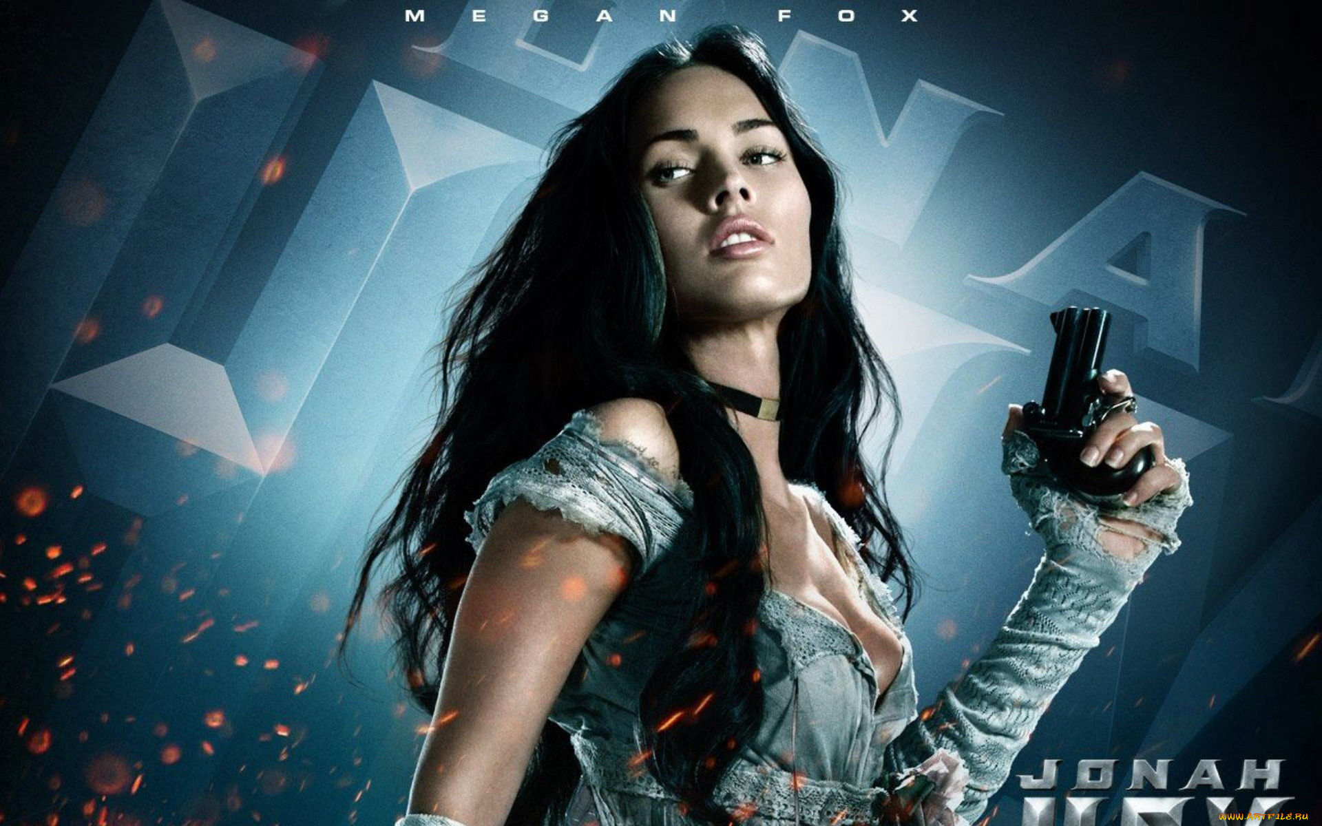 кино, фильмы, jonah, hex, пистолет, девушка