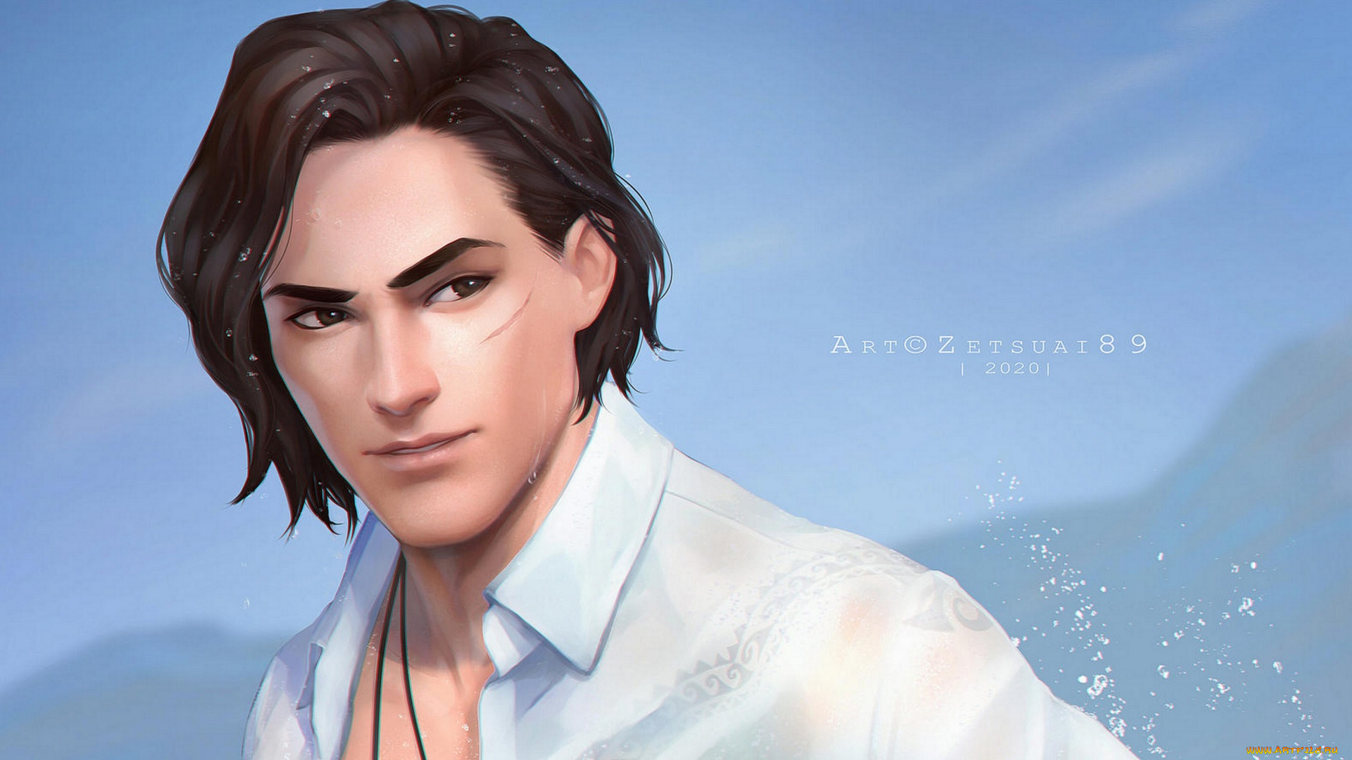 ren, miyashida, рисованное, люди, ren, miyashida