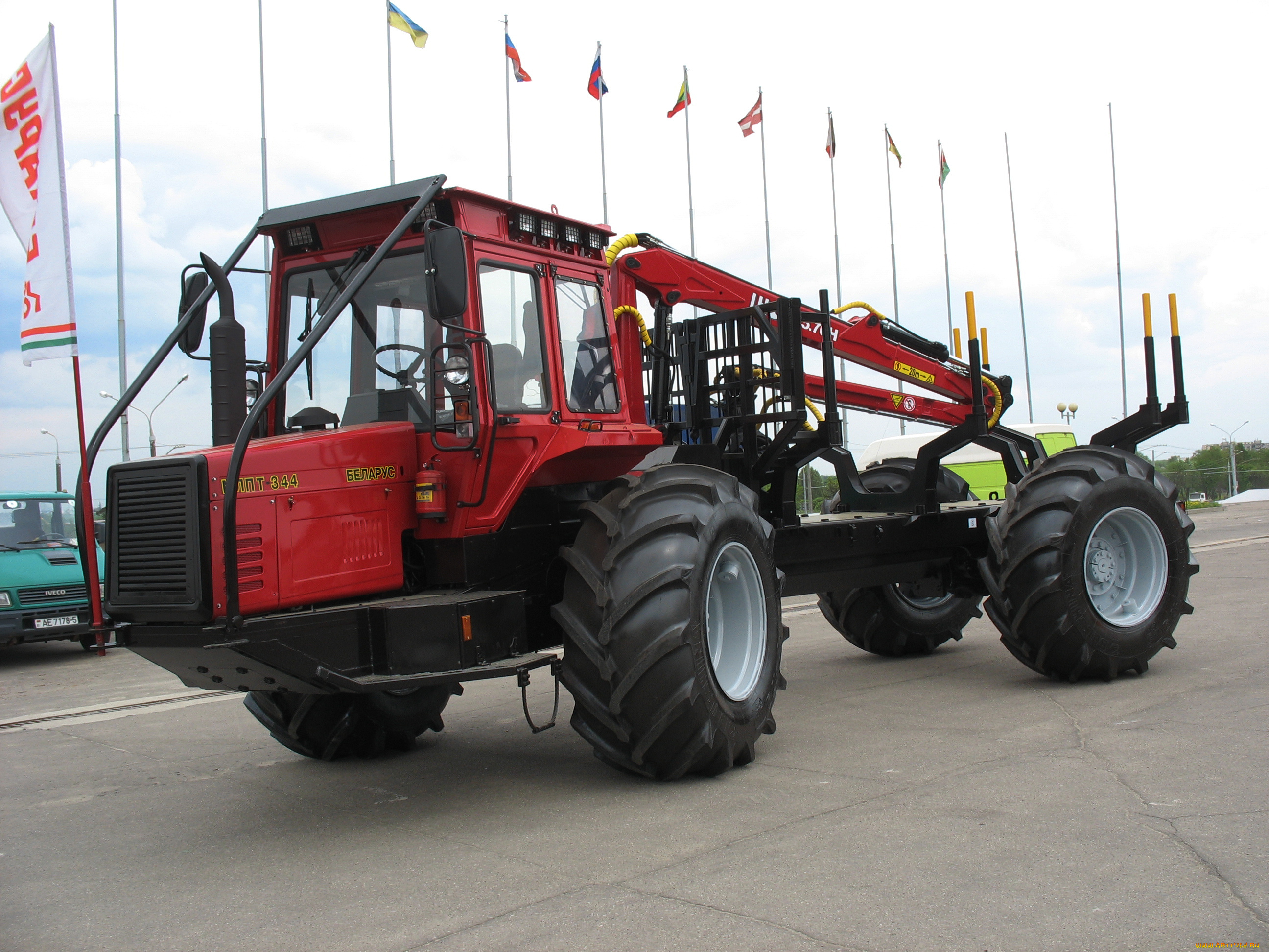техника, лесоповалочная, техника, mtz, belarus
