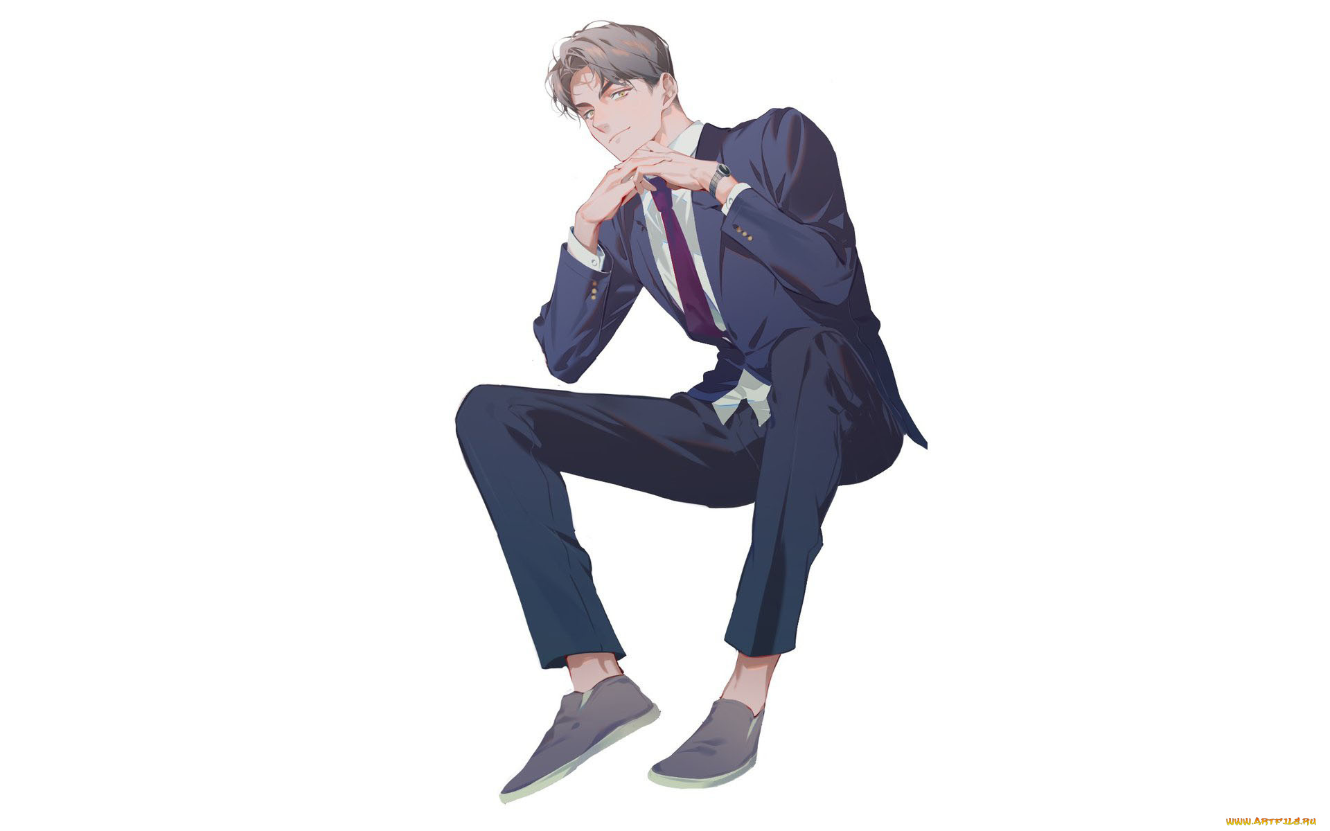 аниме, unknown, , другое, , парень, костюм