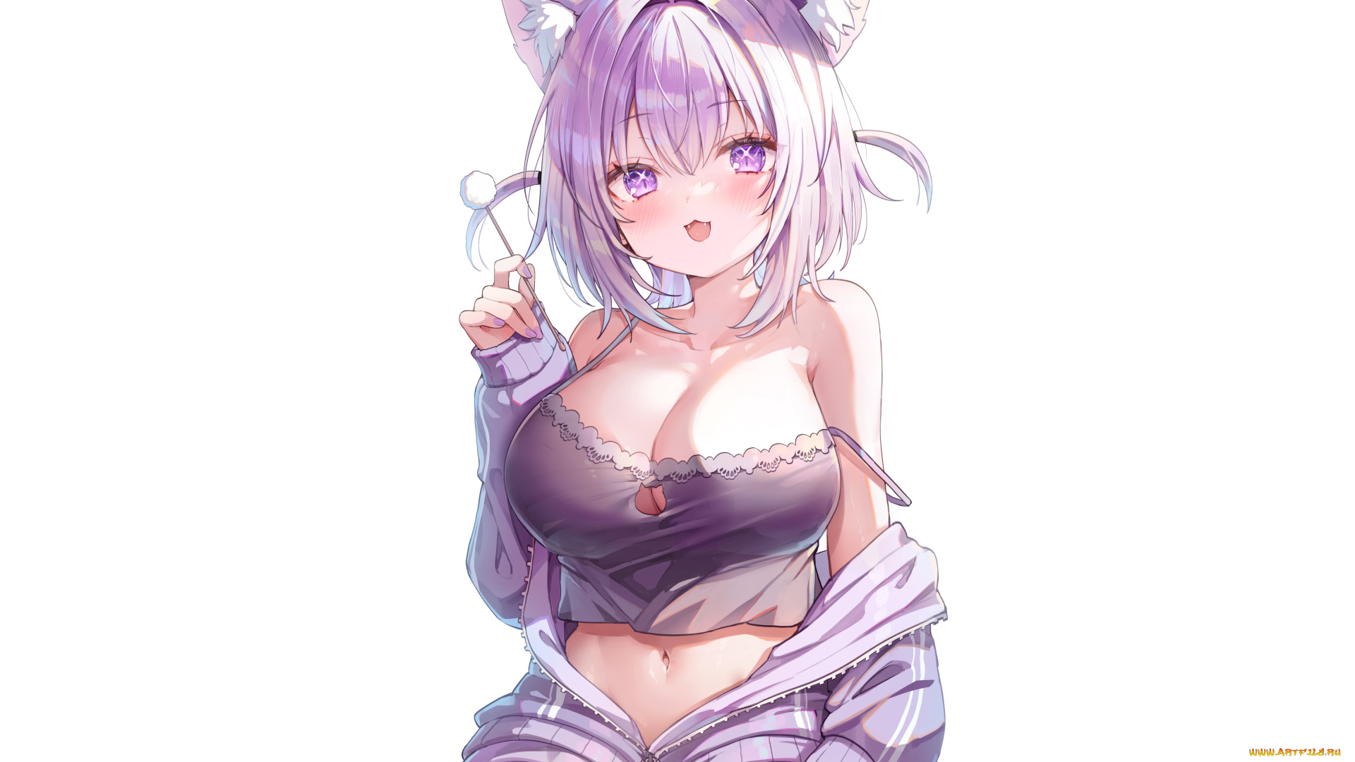 аниме, virtual, youtuber, девушка, поза