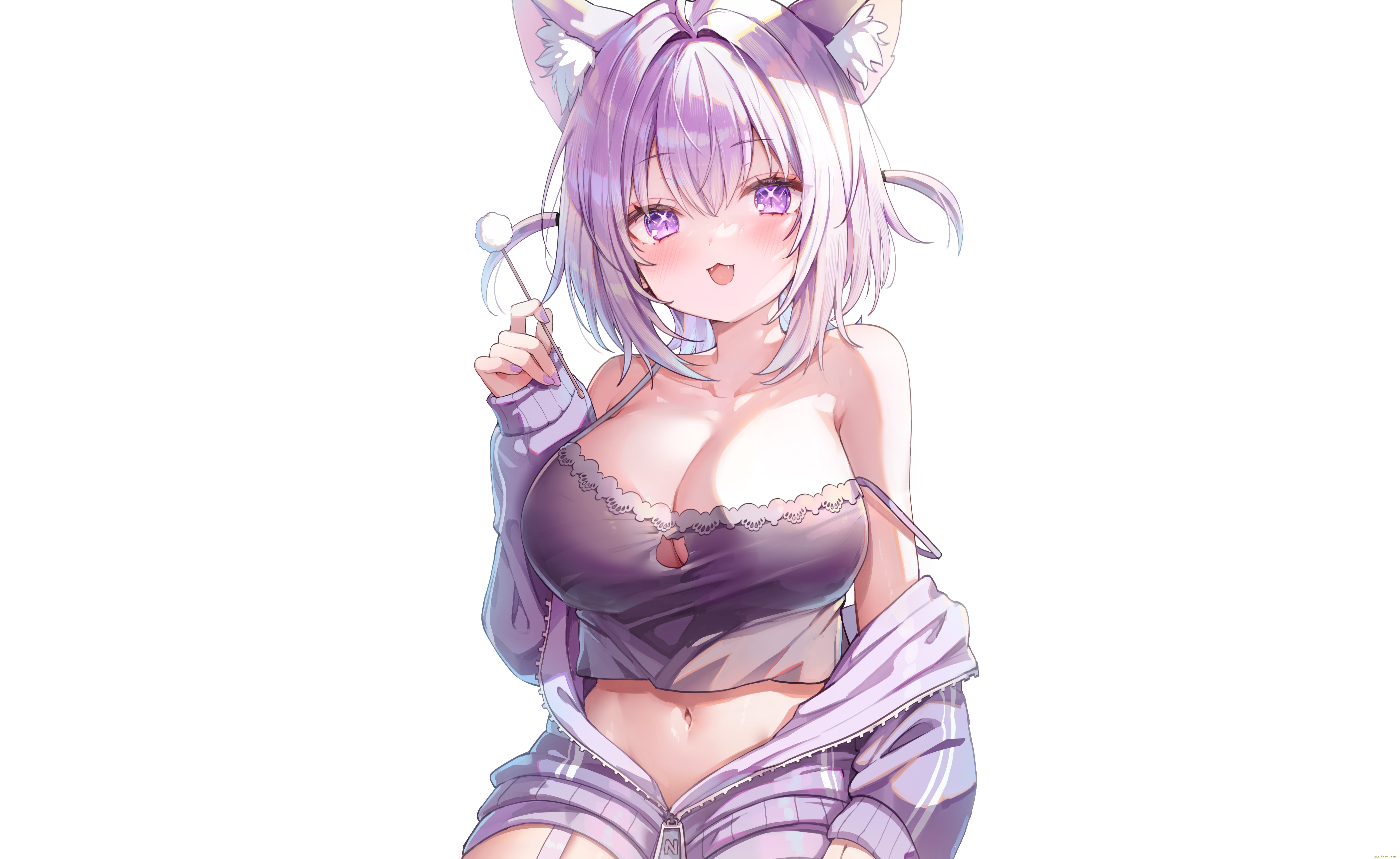 аниме, virtual, youtuber, девушка, поза