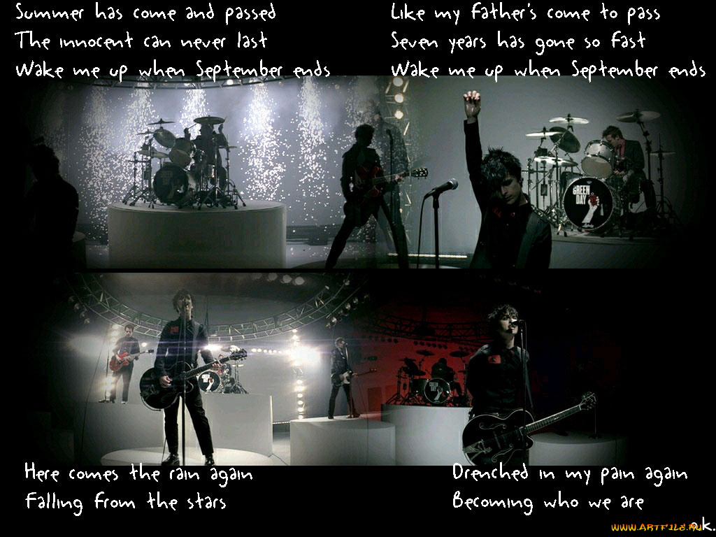 wake, me, up, when, september, ends, музыка, green, day