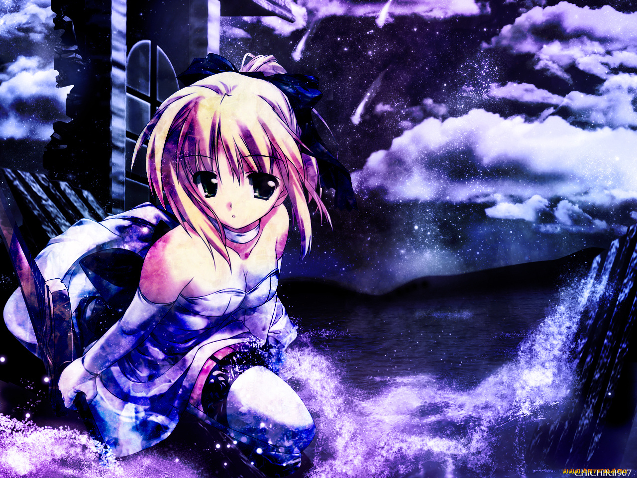 аниме, fate, stay, night