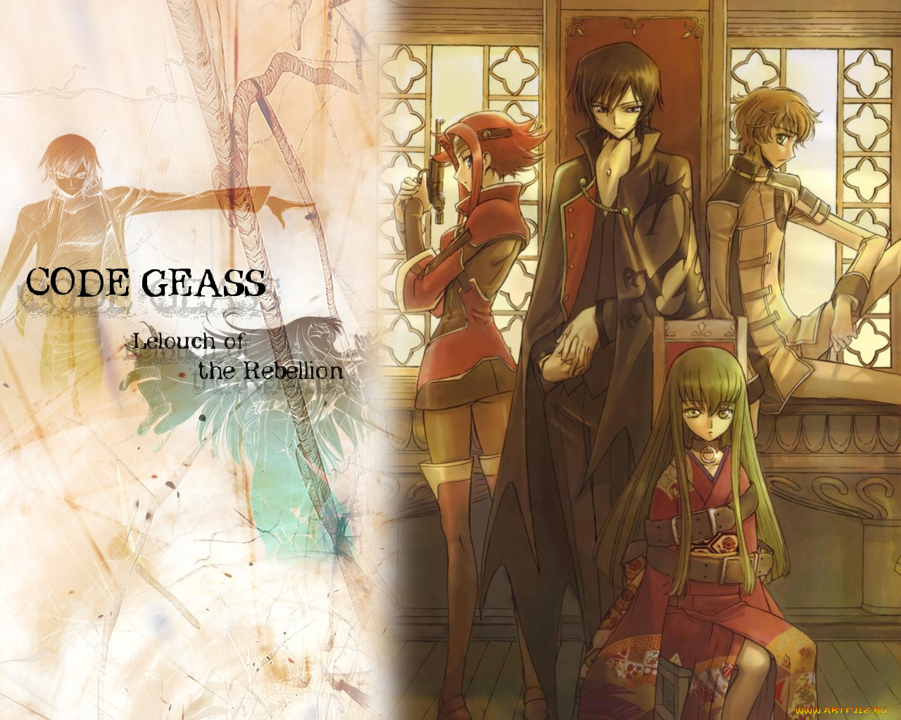 аниме, code, geass