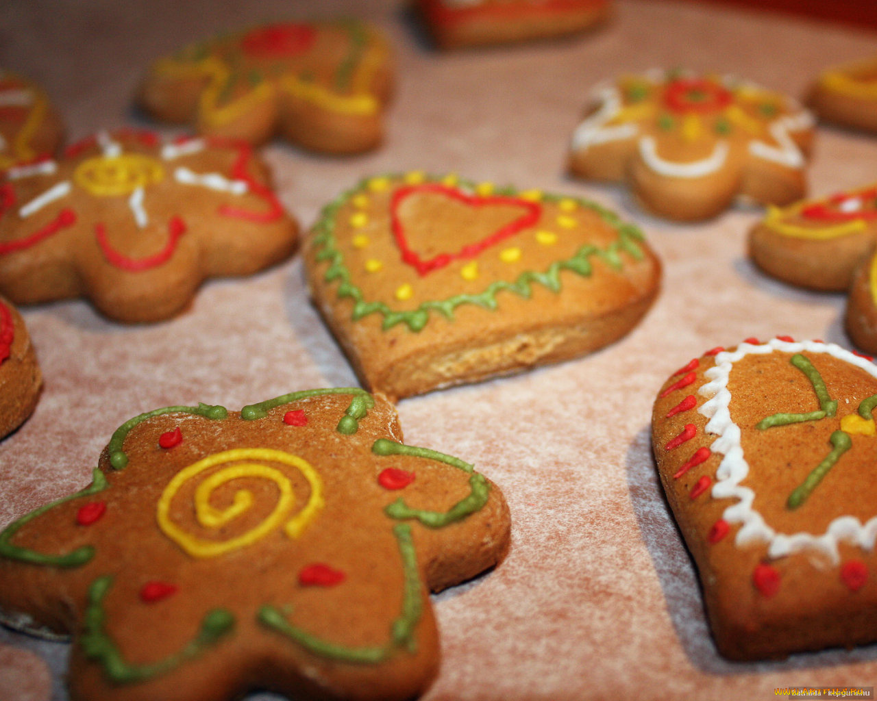 еда, пирожные, кексы, печенье