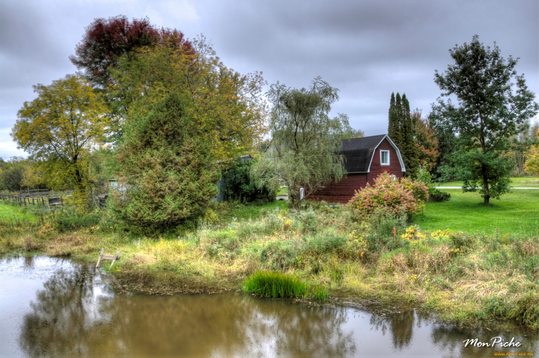 river, le, renne, природа, реки, озера, квебек