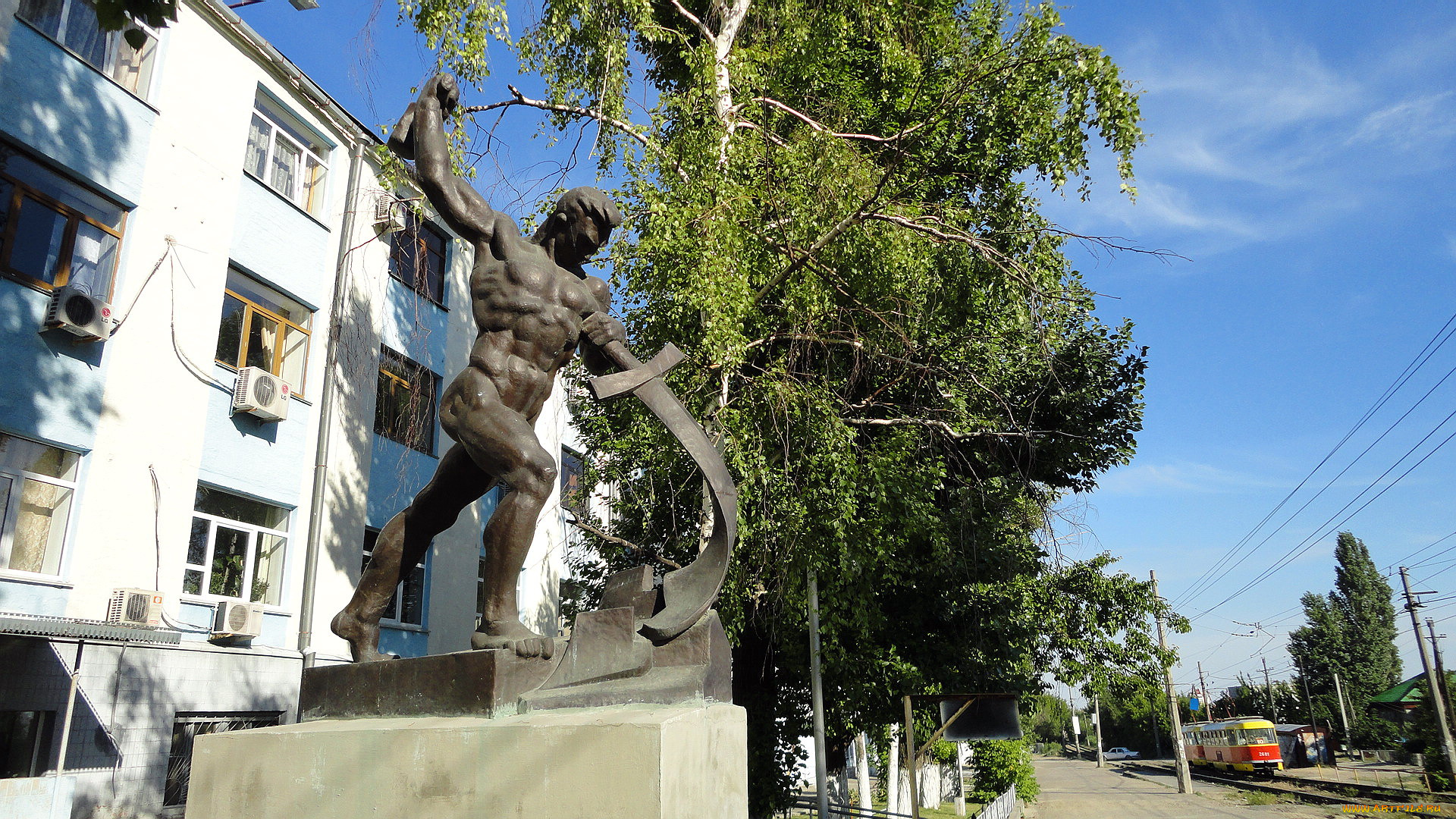 города, памятники, скульптуры, арт, объекты, перекуем, мечи, на, орала, волгоград