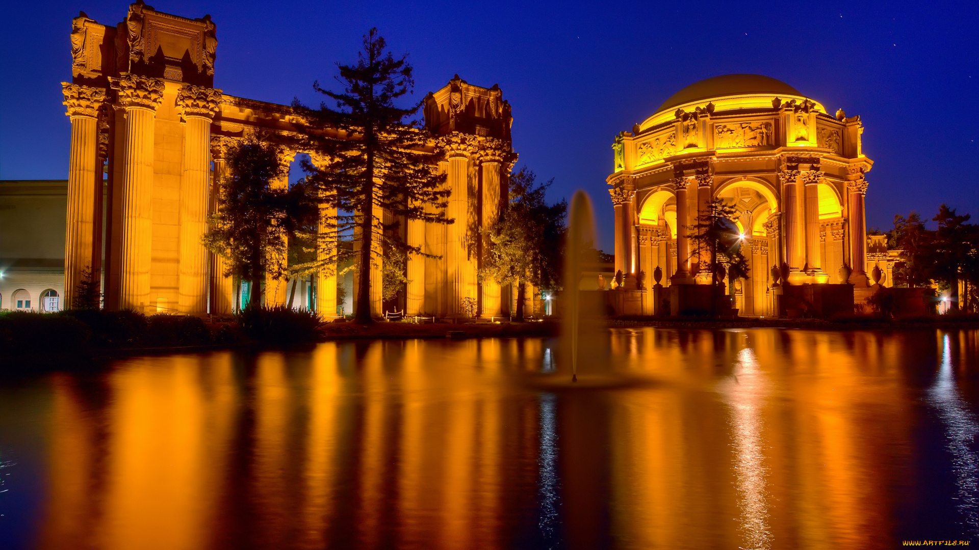 города, сан, франциско, сша, свет