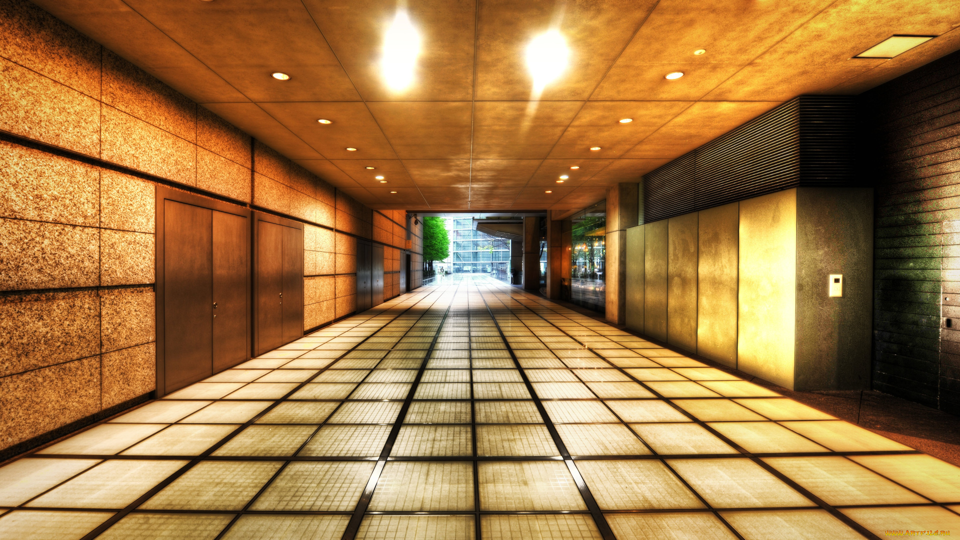 интерьер, холлы, лестницы, корридоры, Япония, токио