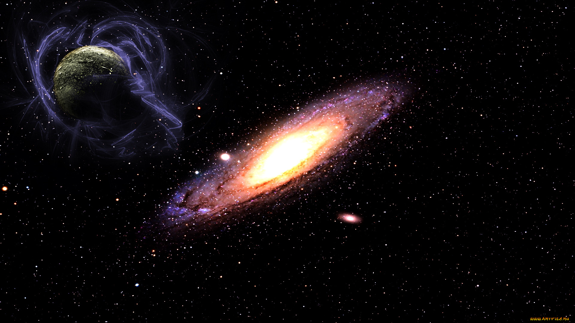 космос, арт, планеты