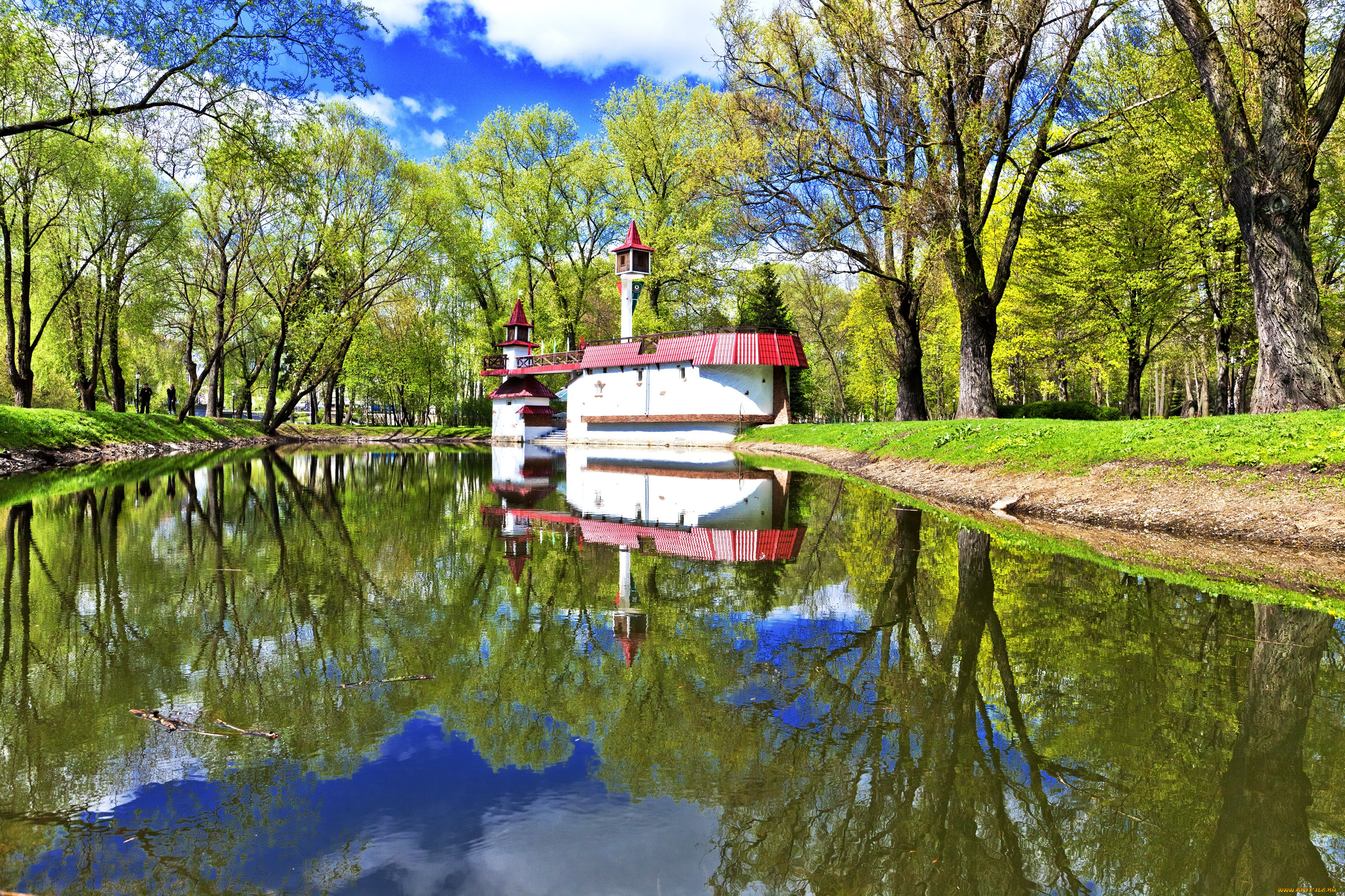 природа, парк, горького, сказочный, замок, минск, беларусь, gorky, park