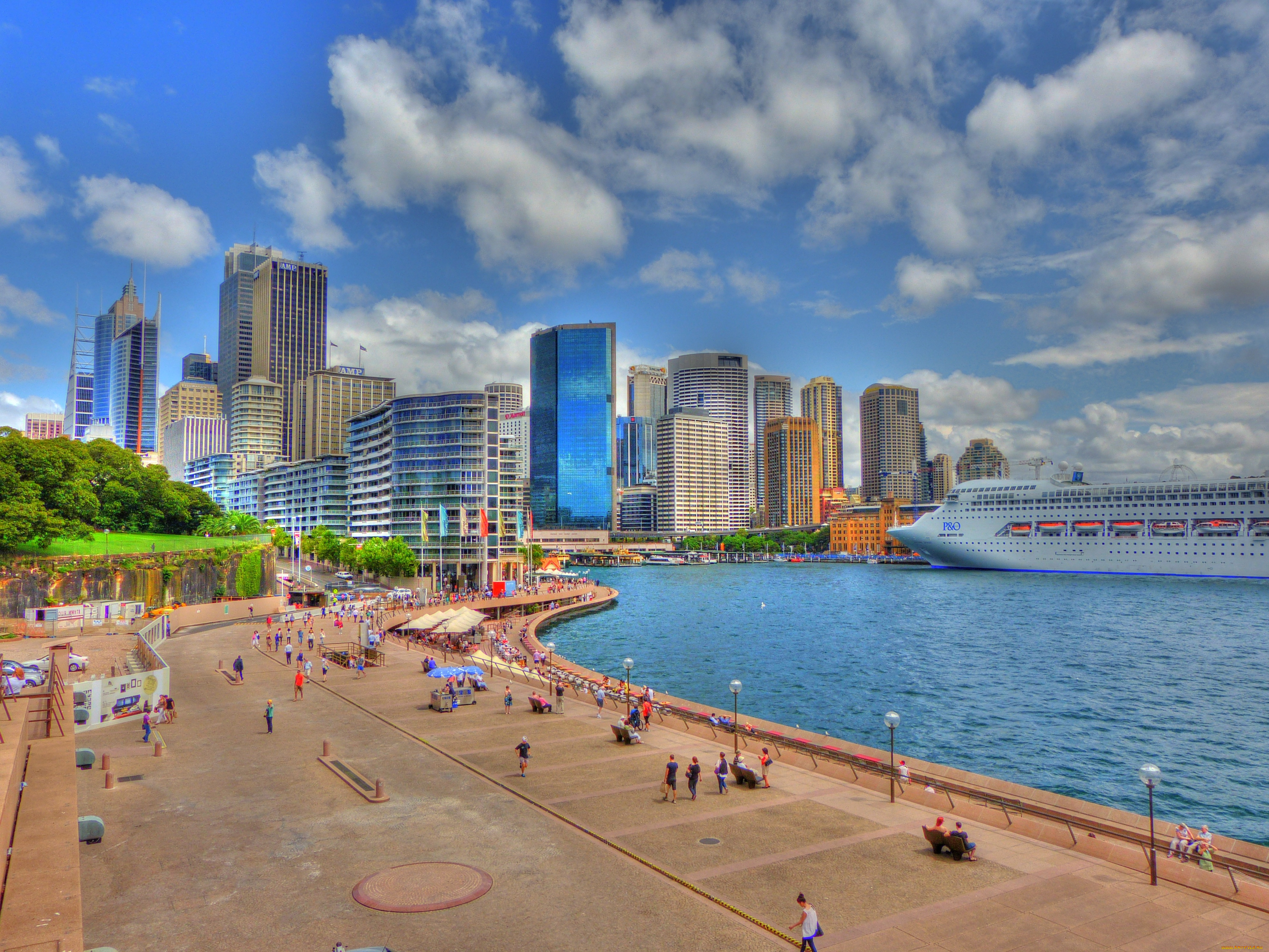 города, сидней, австралия, океан