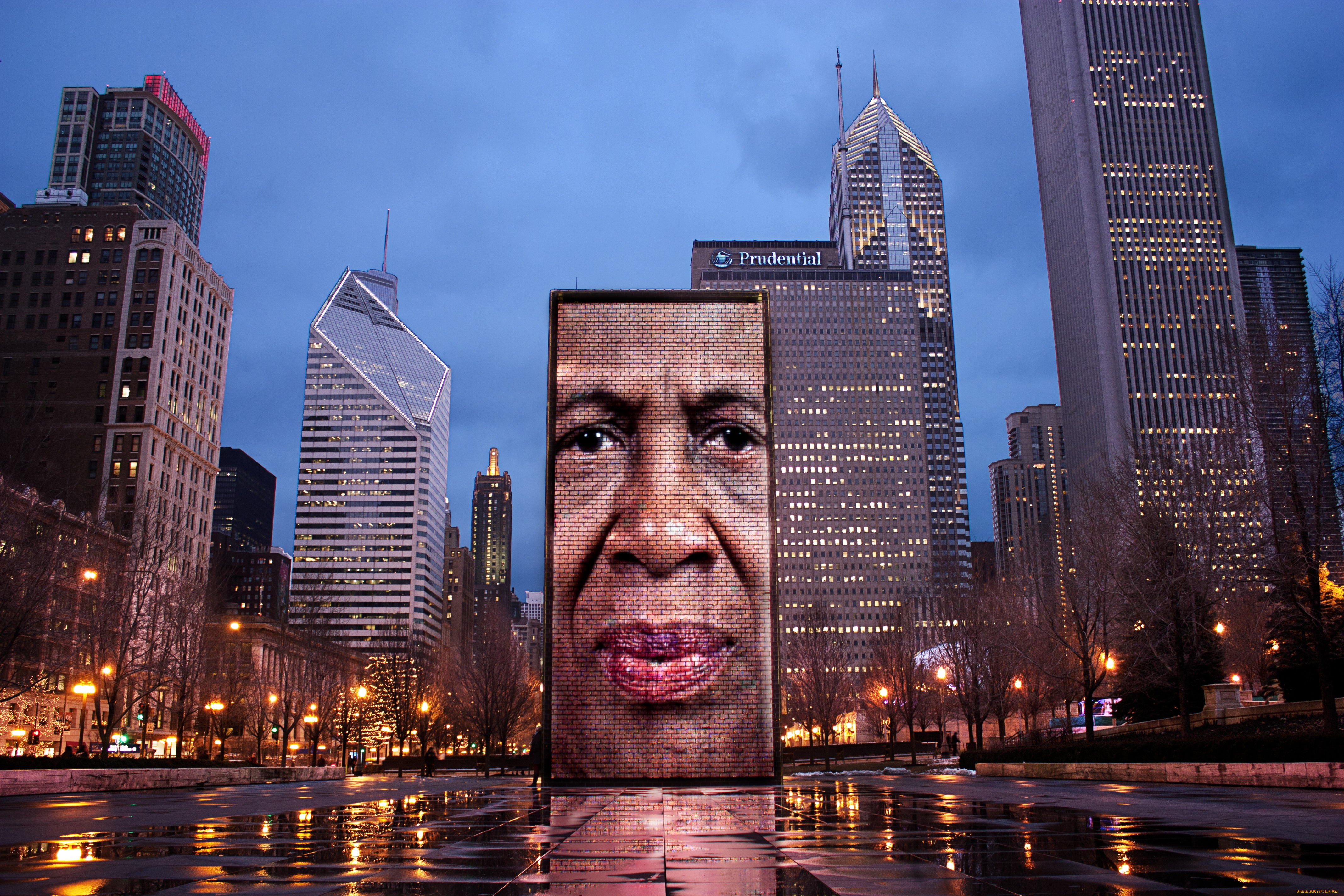 города, Чикаго, сша, небоскрёбы, здания