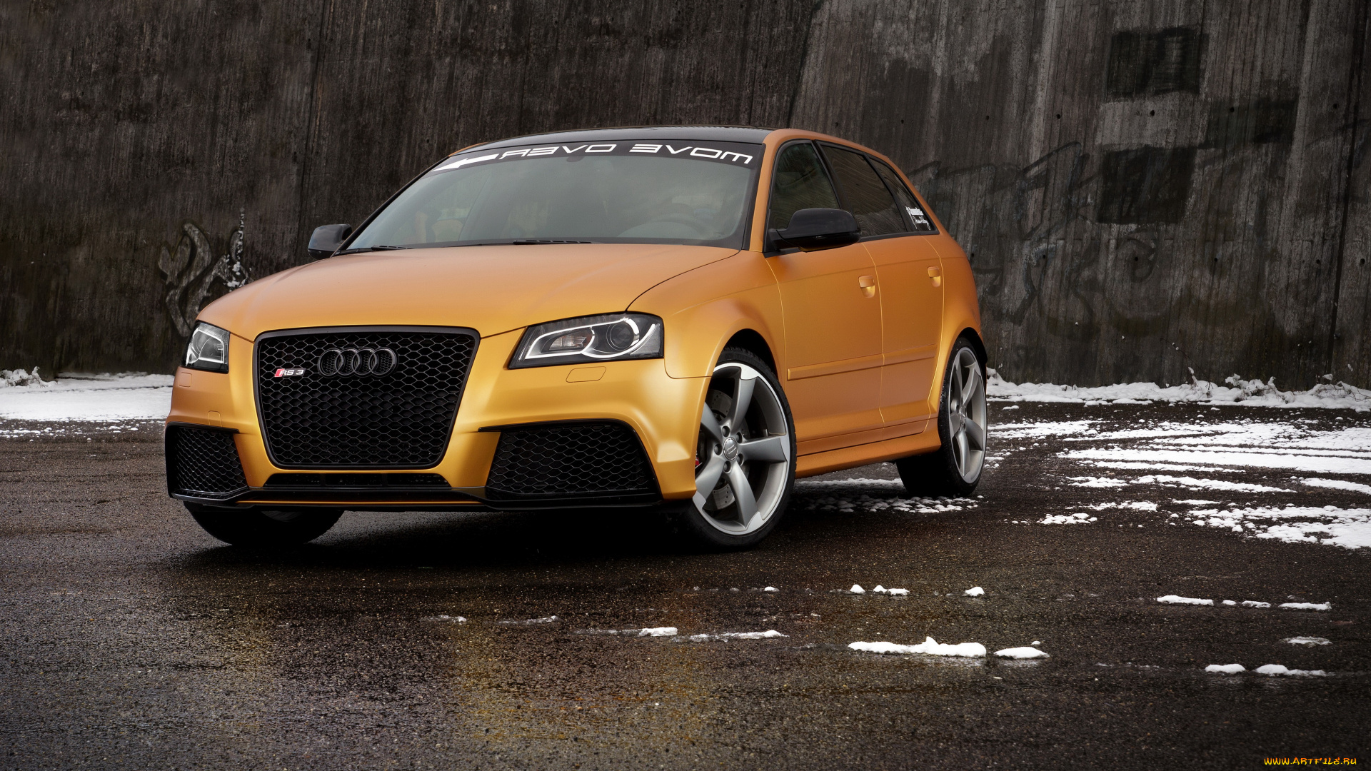 2013, audi, rs3, gold, автомобили