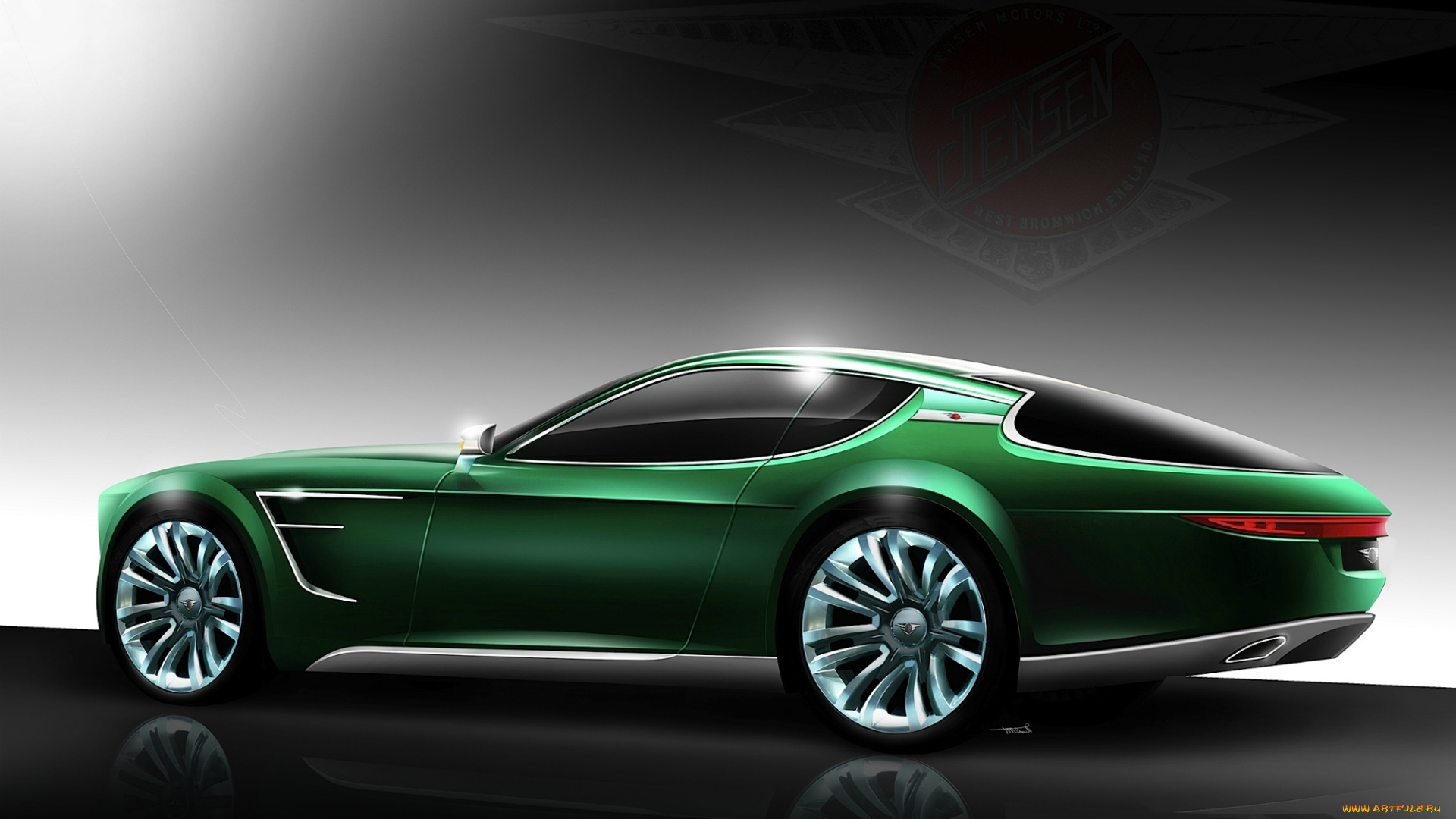 автомобили, 3д, jensen