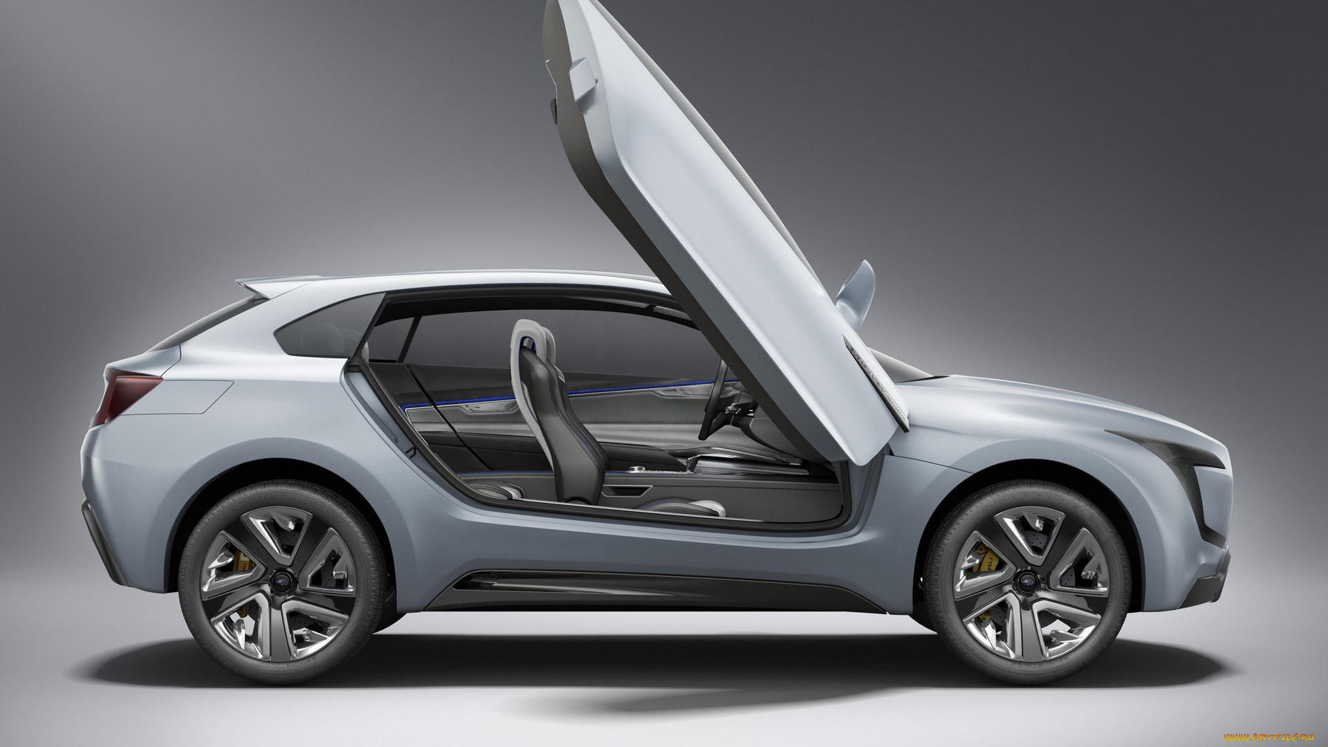 автомобили, 3д, viziv, subaru, concept