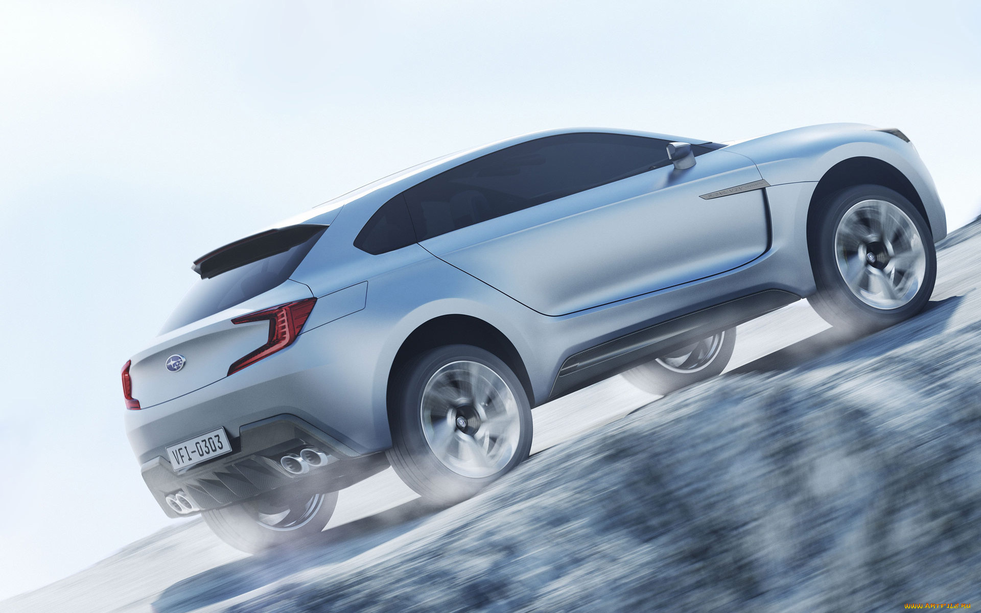 автомобили, 3д, viziv, concept, subaru