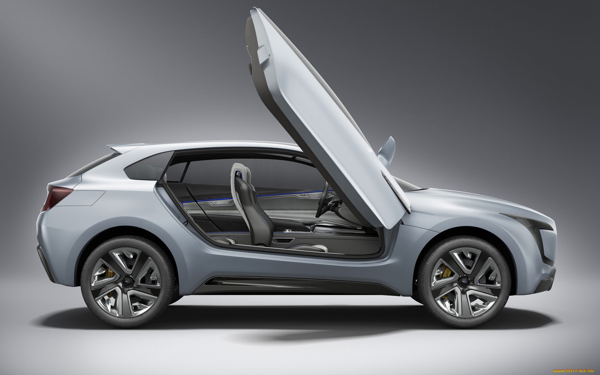 автомобили, 3д, viziv, subaru, concept