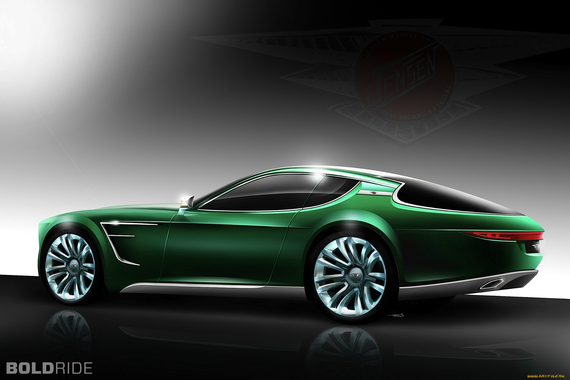 автомобили, 3д, jensen