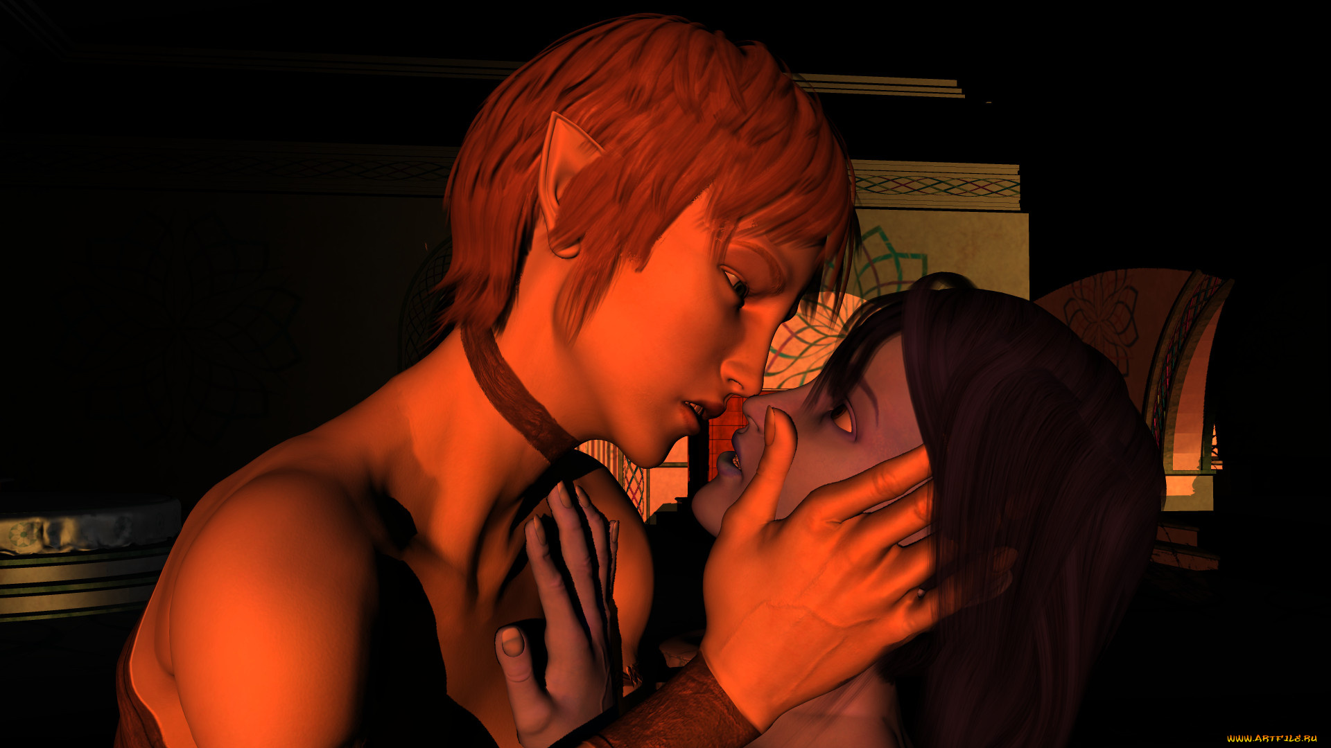 3д, графика, romance, элбф, девушка