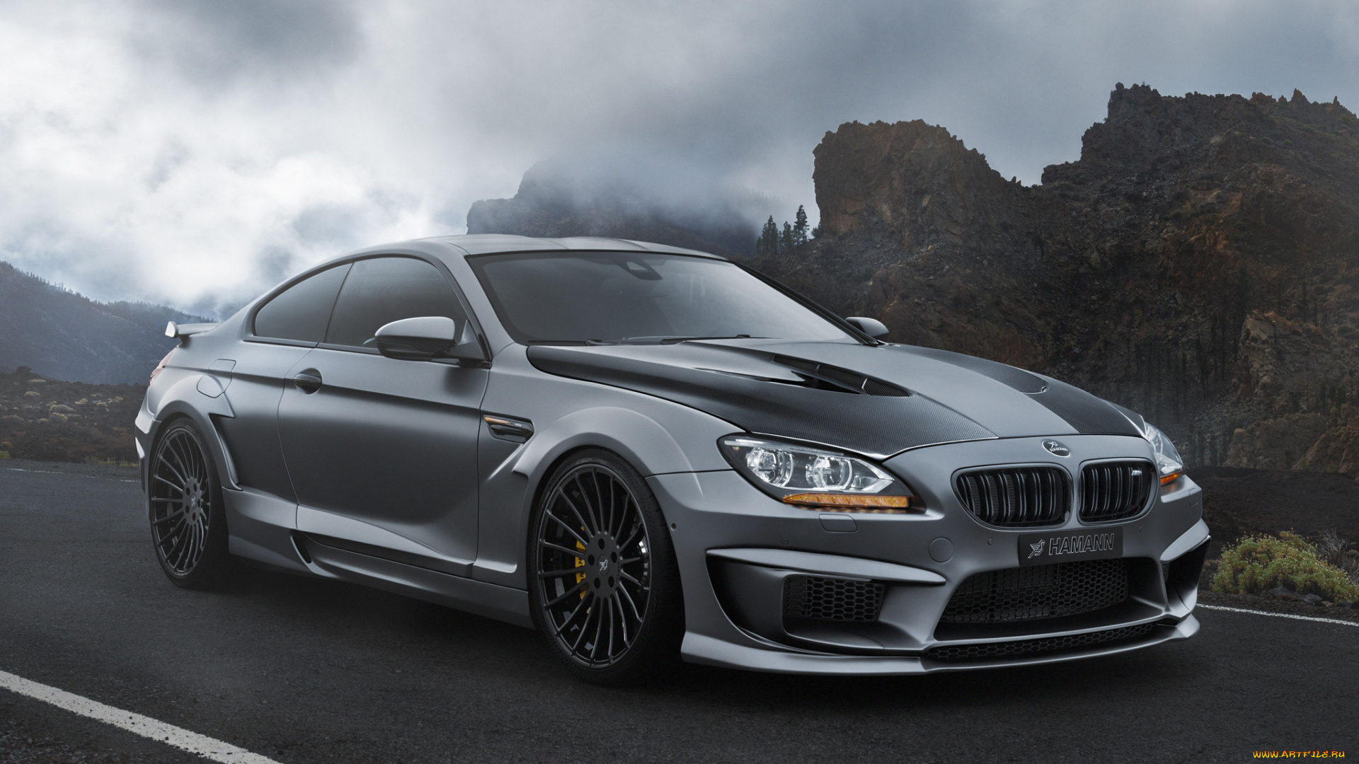 автомобили, bmw, coupe, mirr6r, hamann, темный, 2013, f13