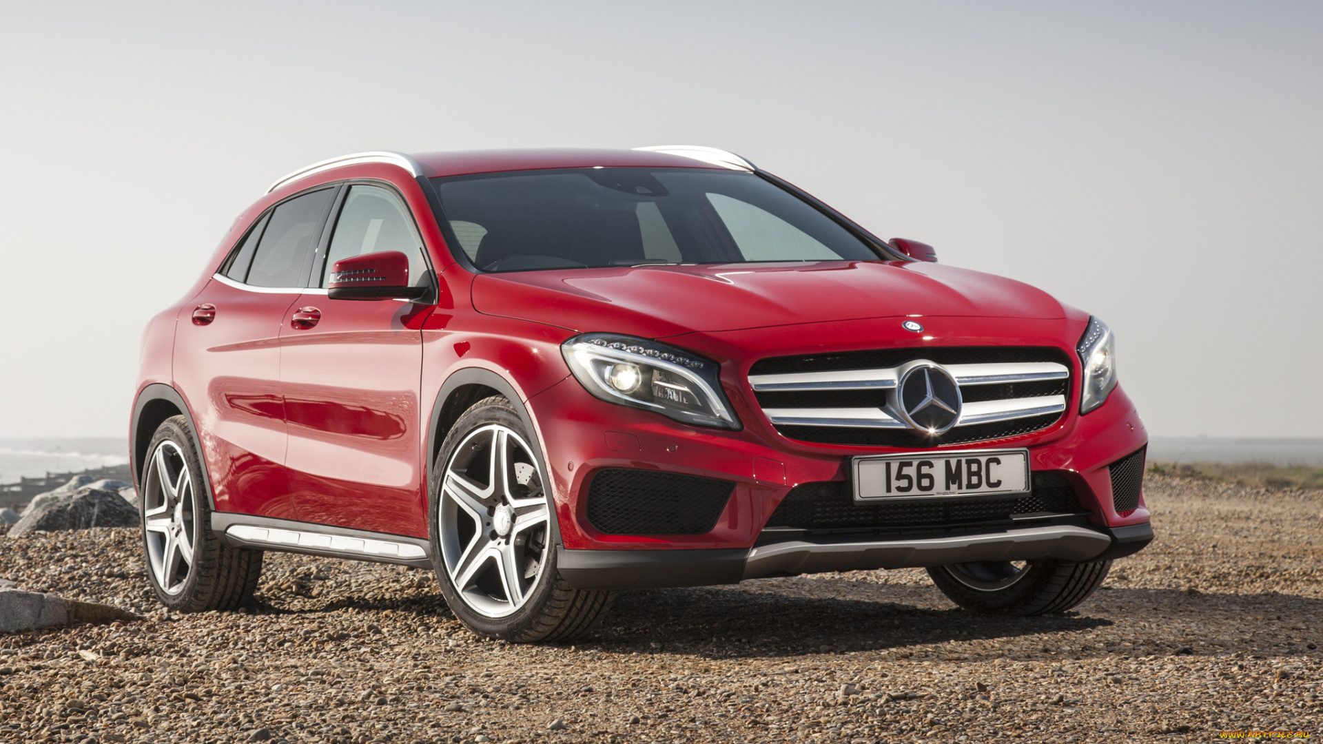 автомобили, mercedes-benz, x156, package, uk-spec, 250, 2014, красный, 4matic, amg, sport, gla