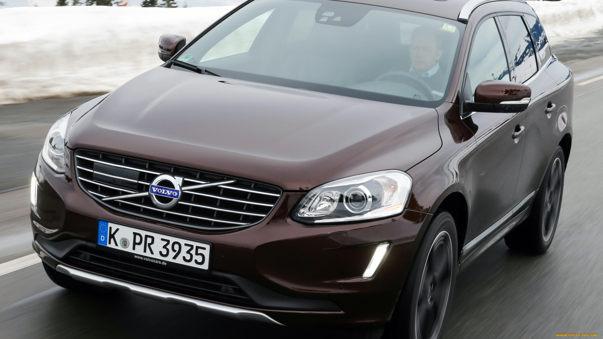 автомобили, volvo, d4, xc60, темный, 2013г