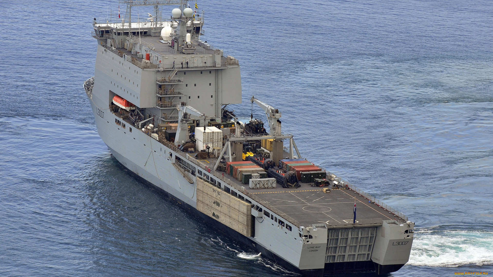 royal, fleet, auxiliary, ship, lyme, bay, корабли, другое, океан, корабль, военный